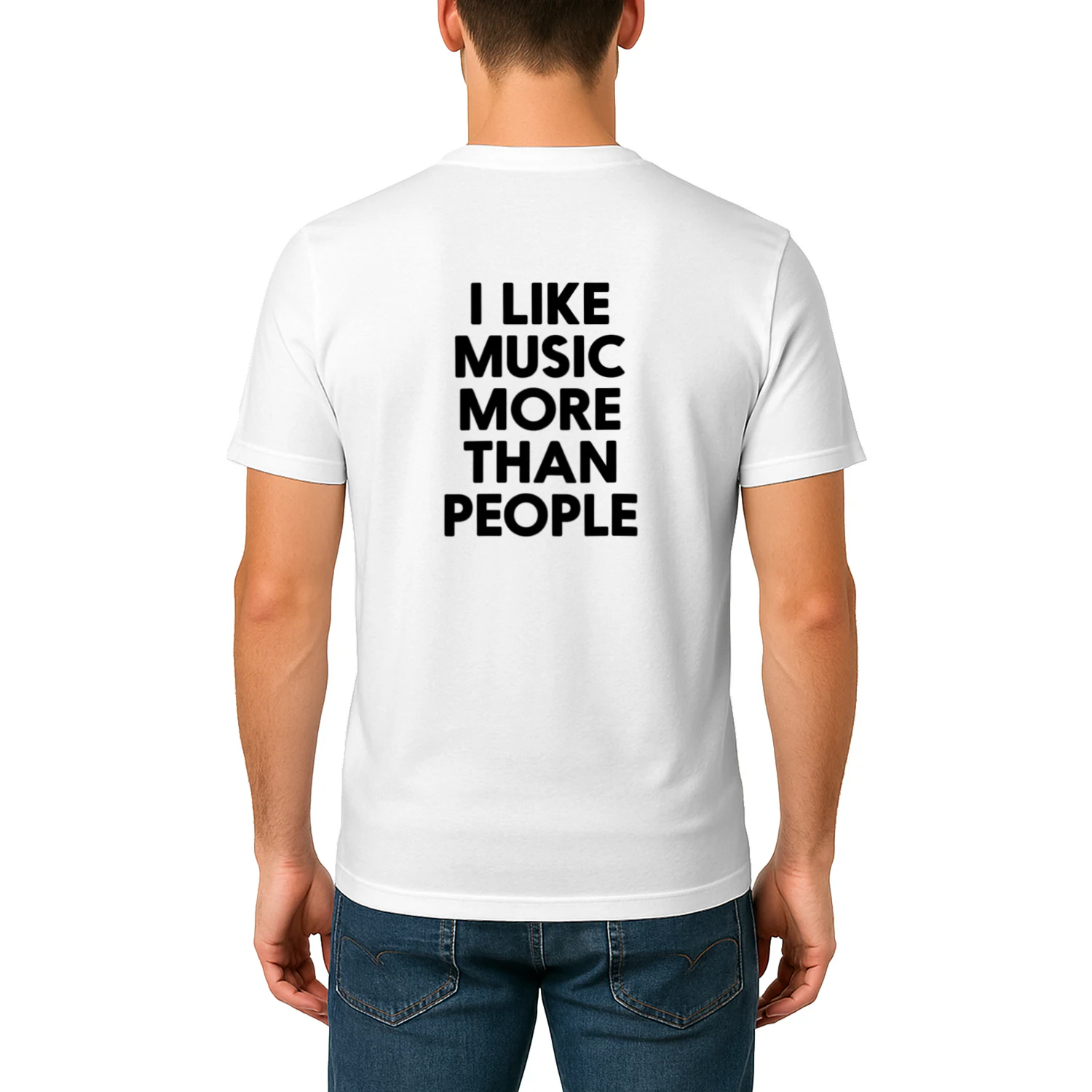 I LIKE MUSIC MORE THAN PEOPLE Shirt