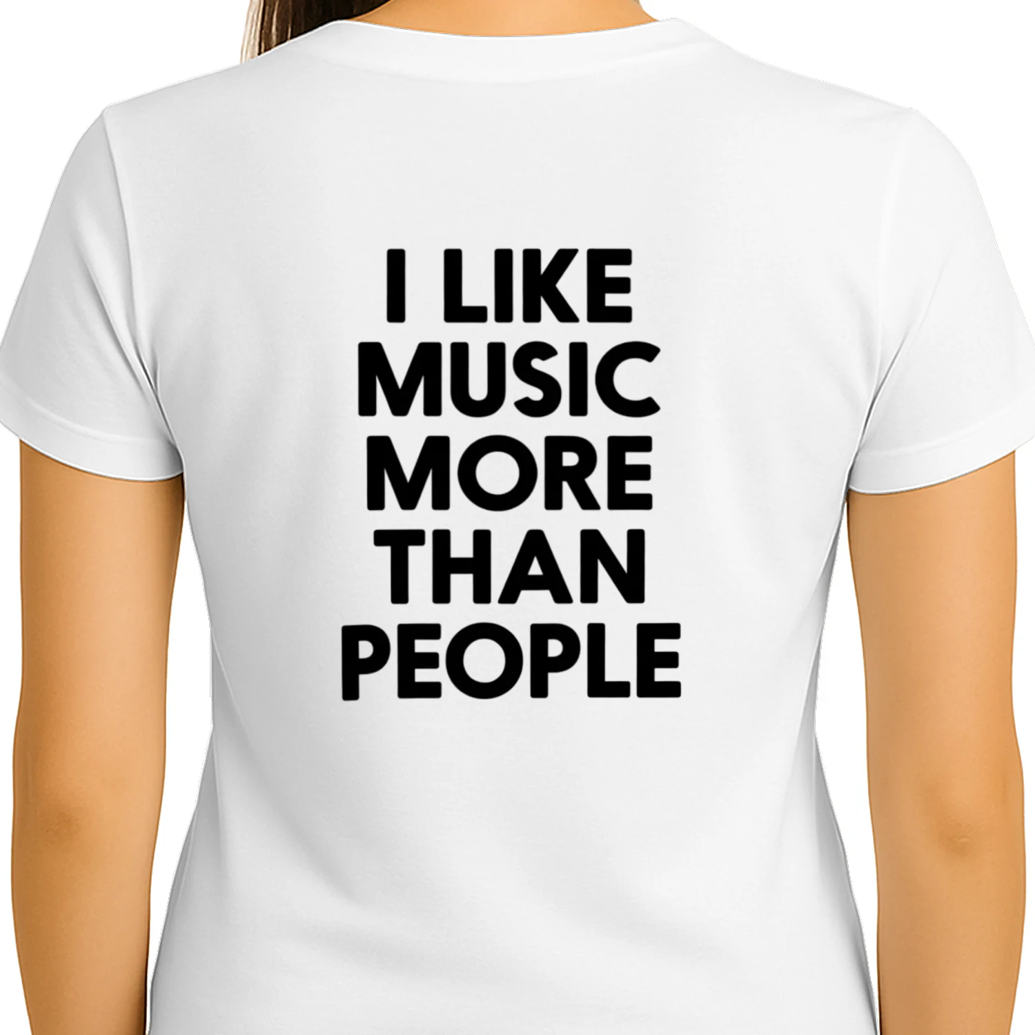 I LIKE MUSIC MORE THAN PEOPLE Shirt