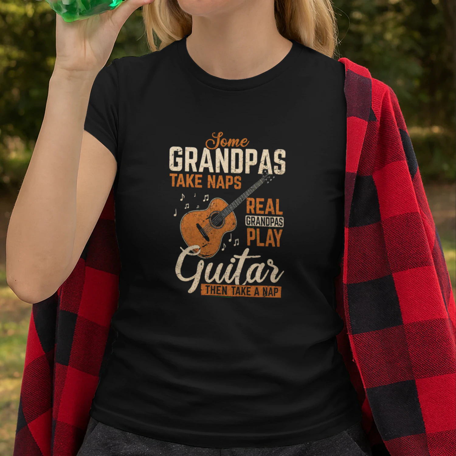 Real Grandpas Play Guitar T-Shirt