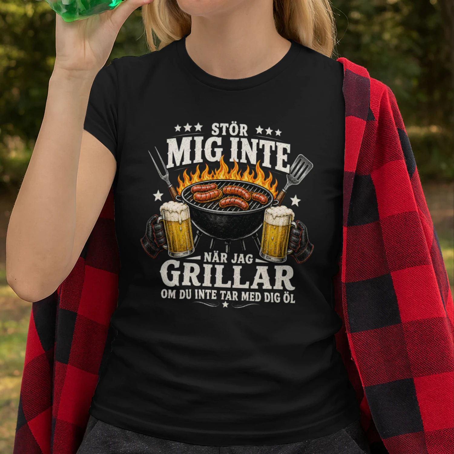 Product name: Don’t Disturb Me When I’m Grilling Unless You Bring Beer T-Shirt