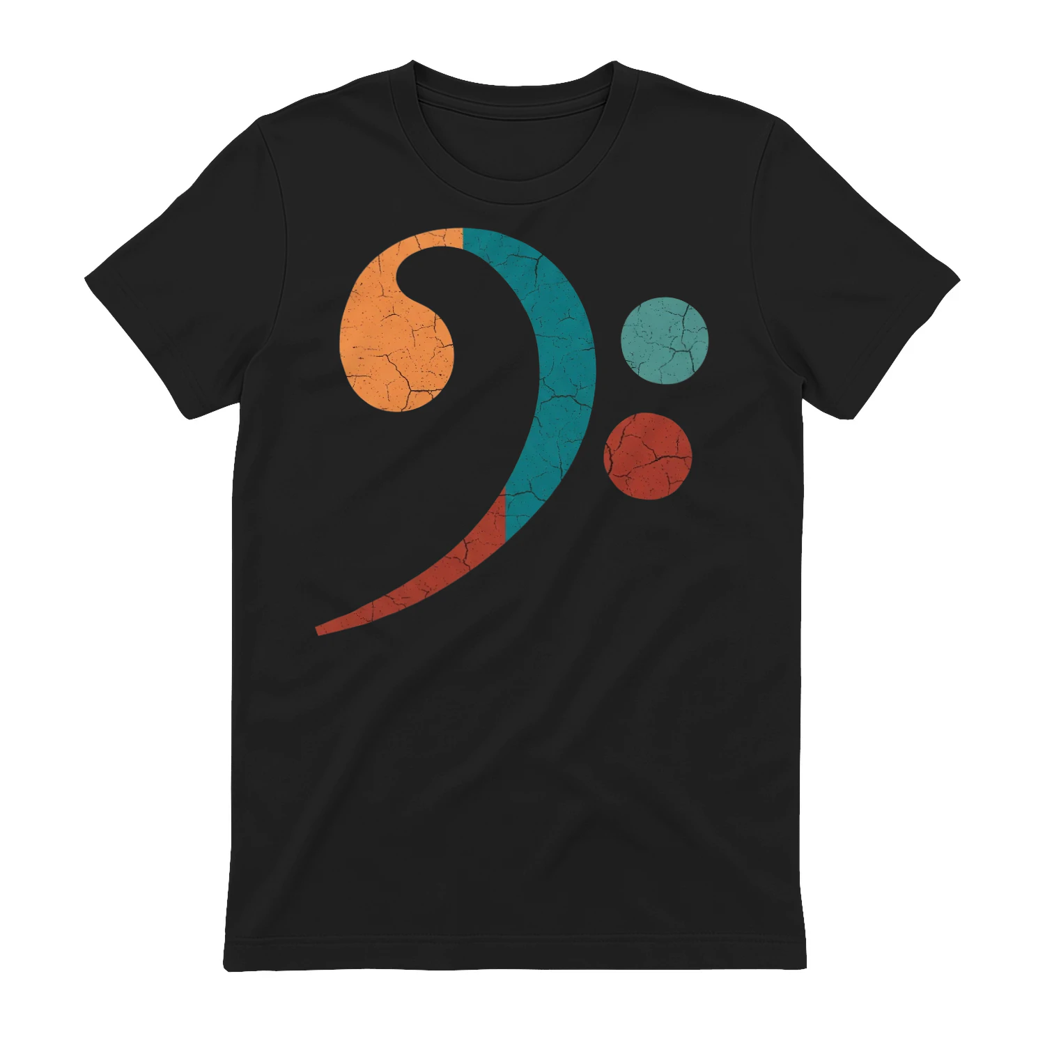 Bass Clef Vintage Art