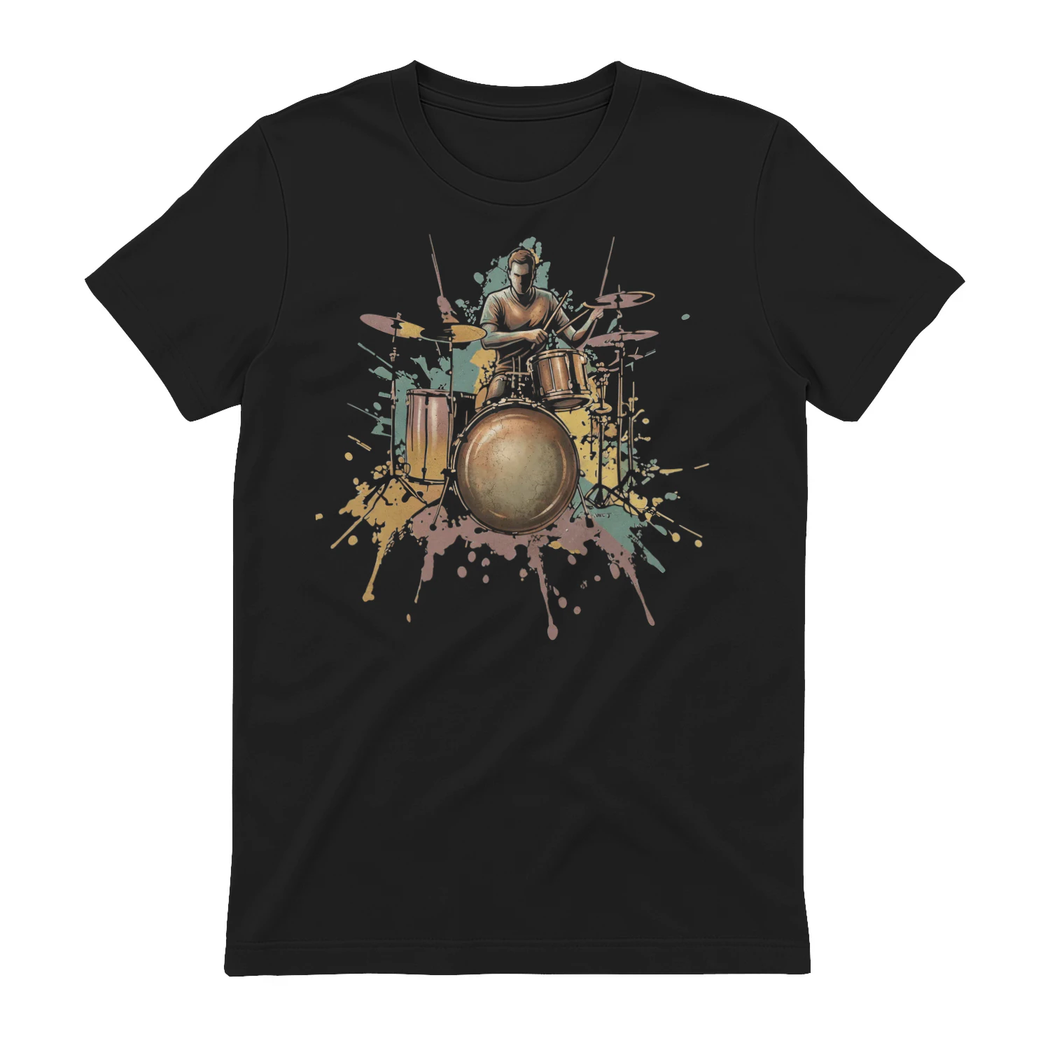 Drummer Splatter Art