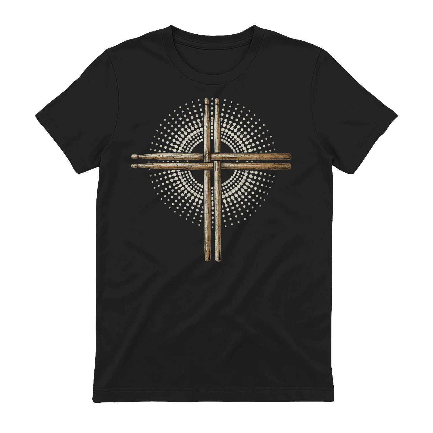 Drum Cross Halftone Sticks