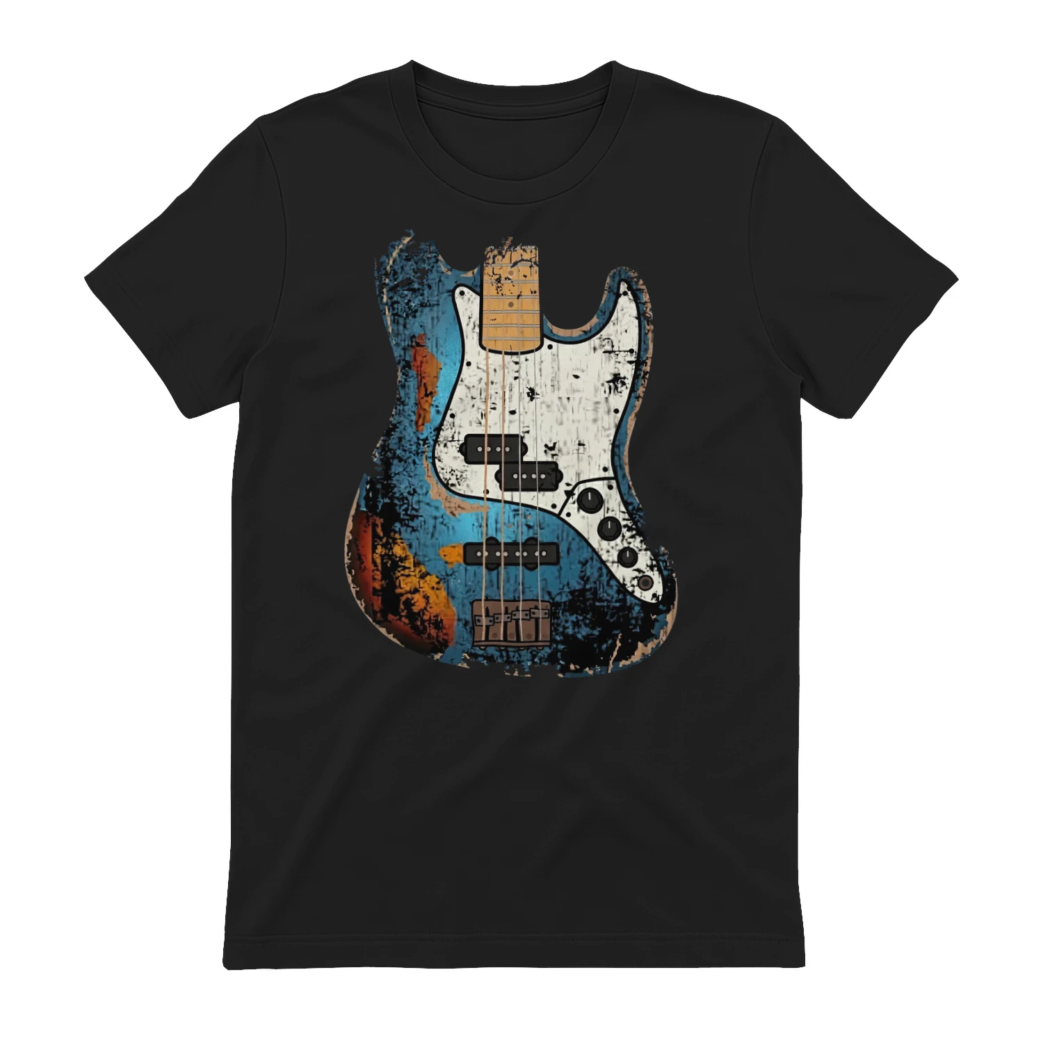 Bass Vintage Blue Distressed