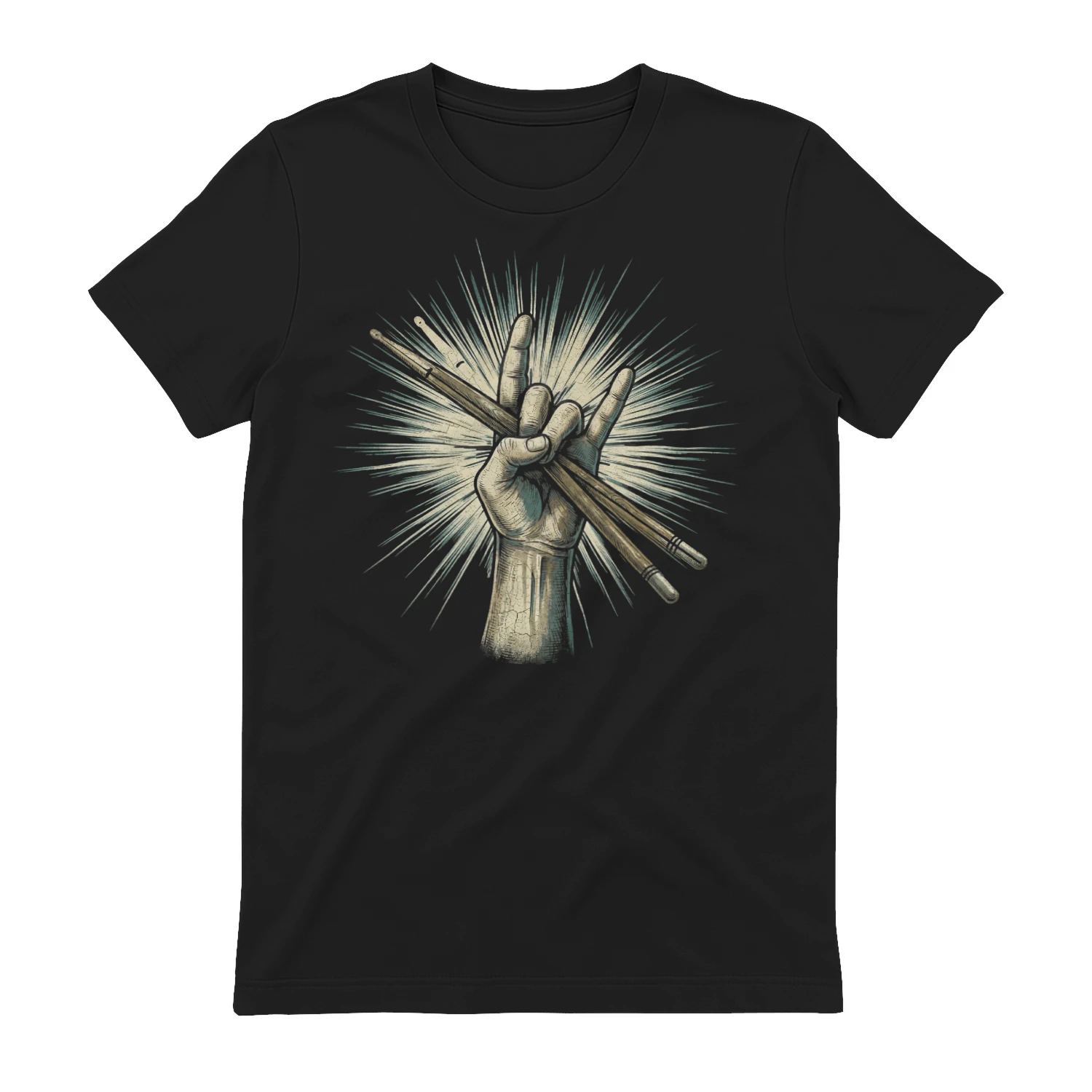 Drum Metal Hand Starburst