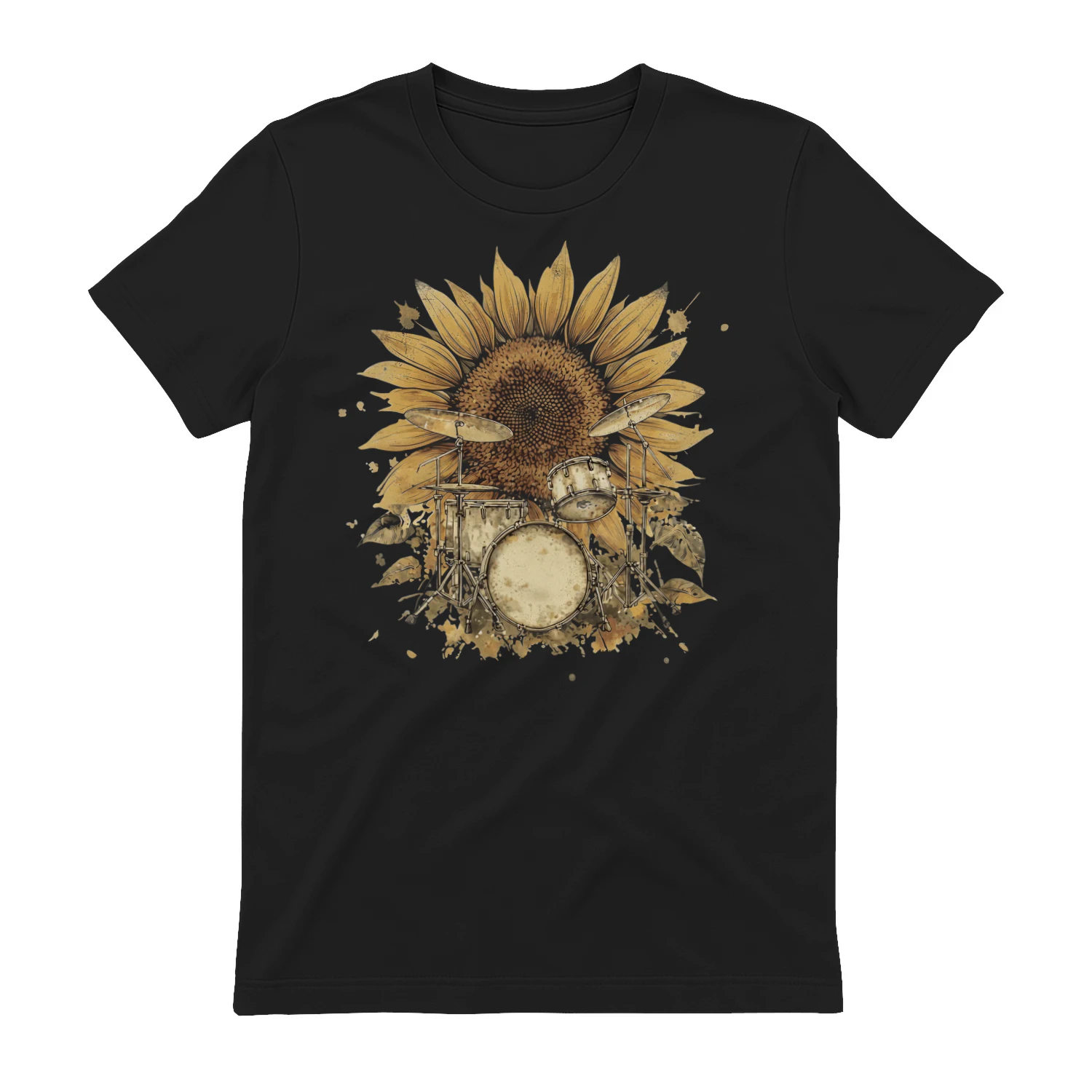Drum Sunflower Vintage