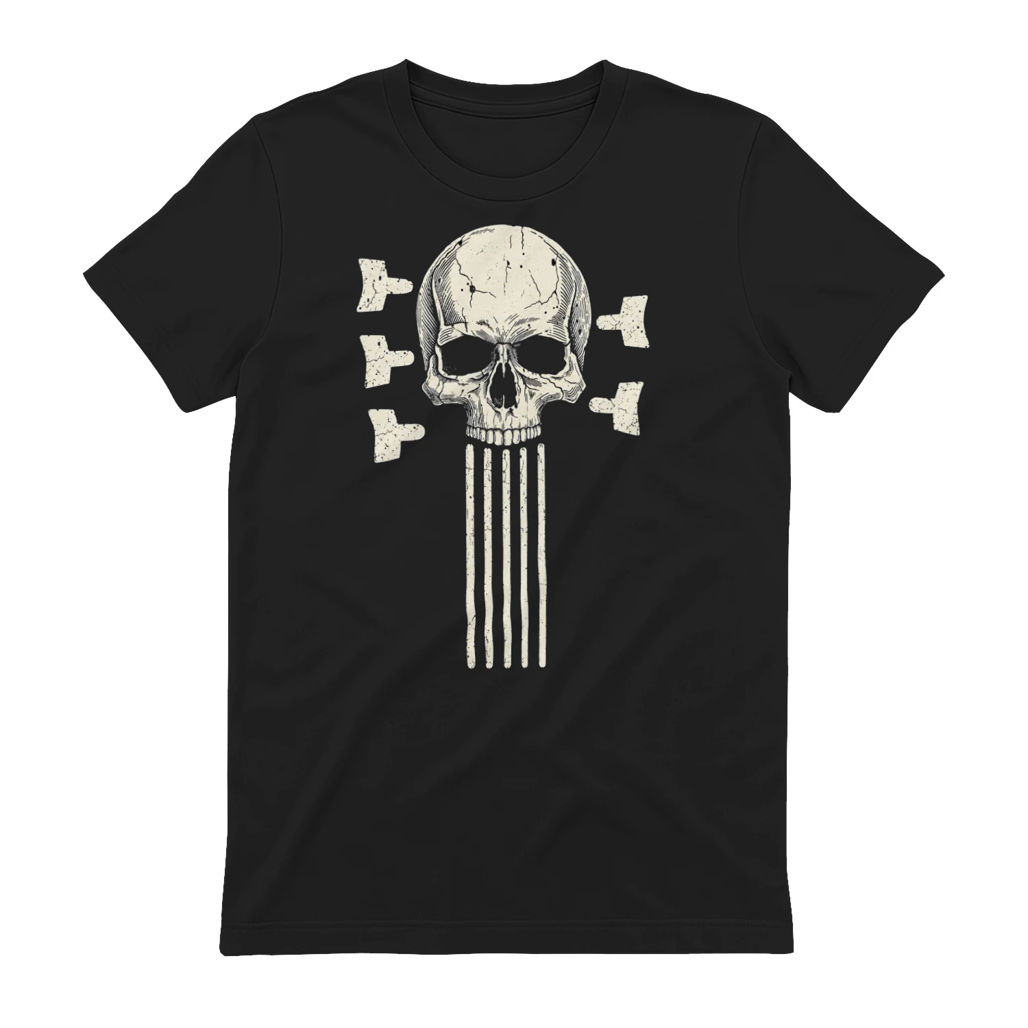 Halloween Bass 5 String Bass Skull