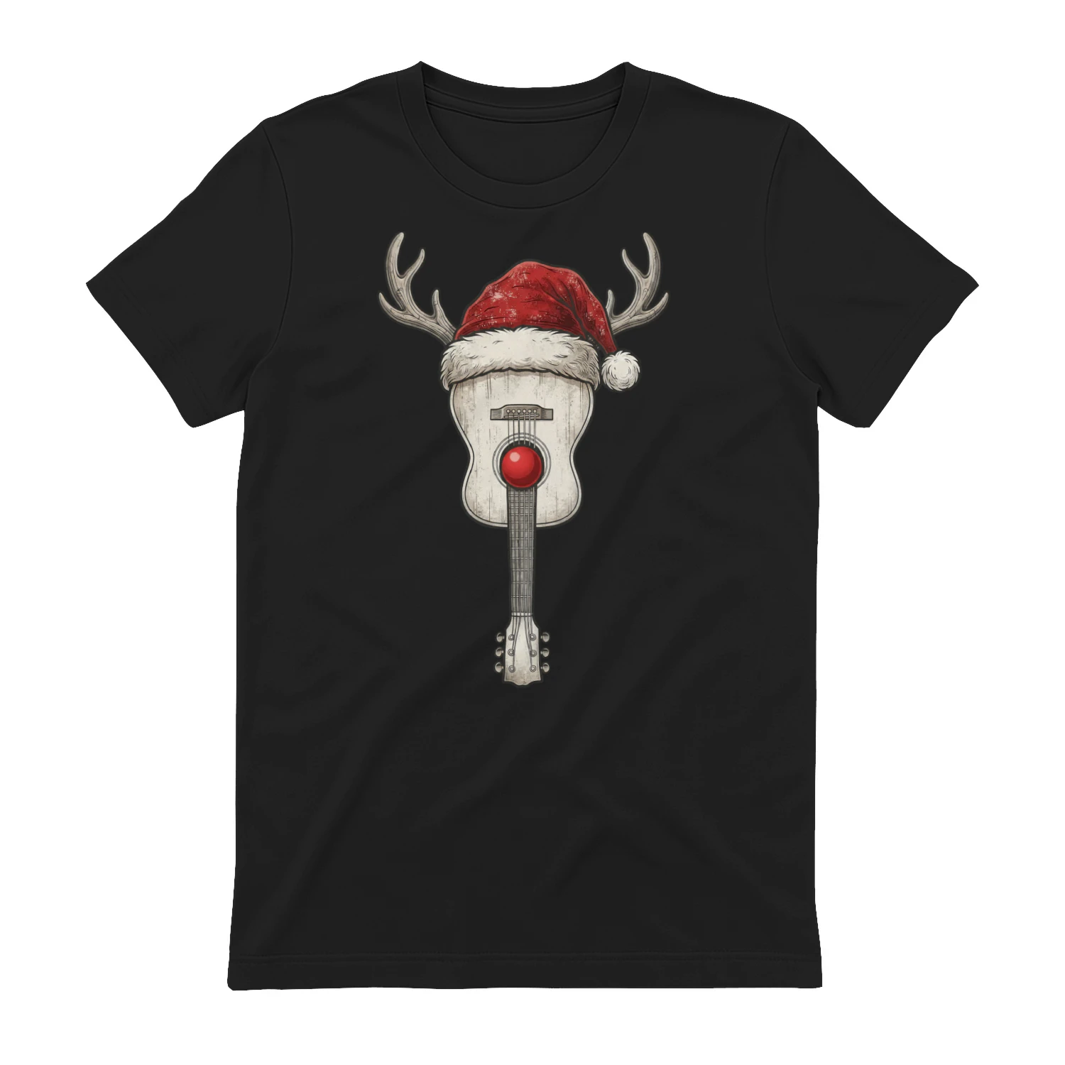 Christmas Guitar Rudolph Reindeer