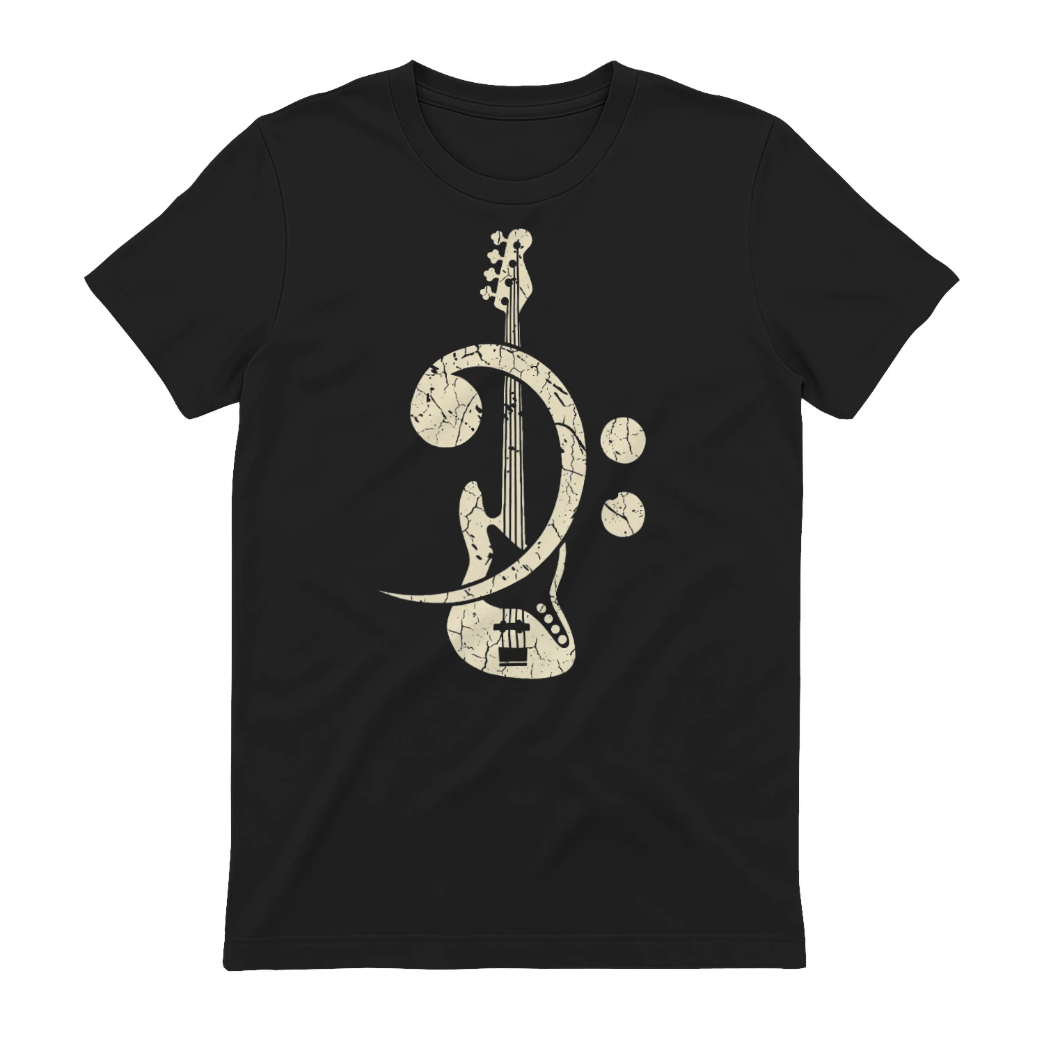 Bass Vintage Bass Clef Guitar