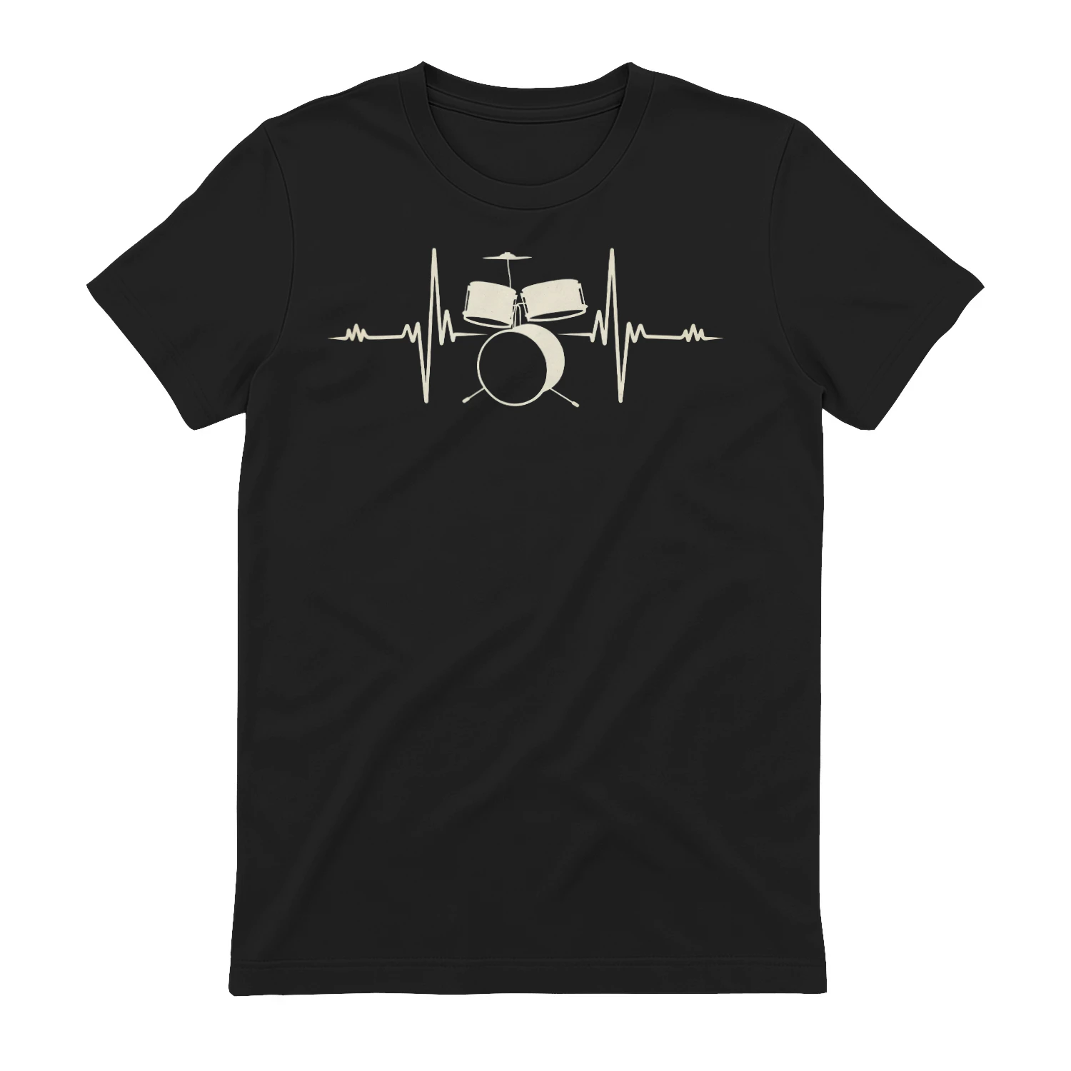 Drum Heartbeat Line Design