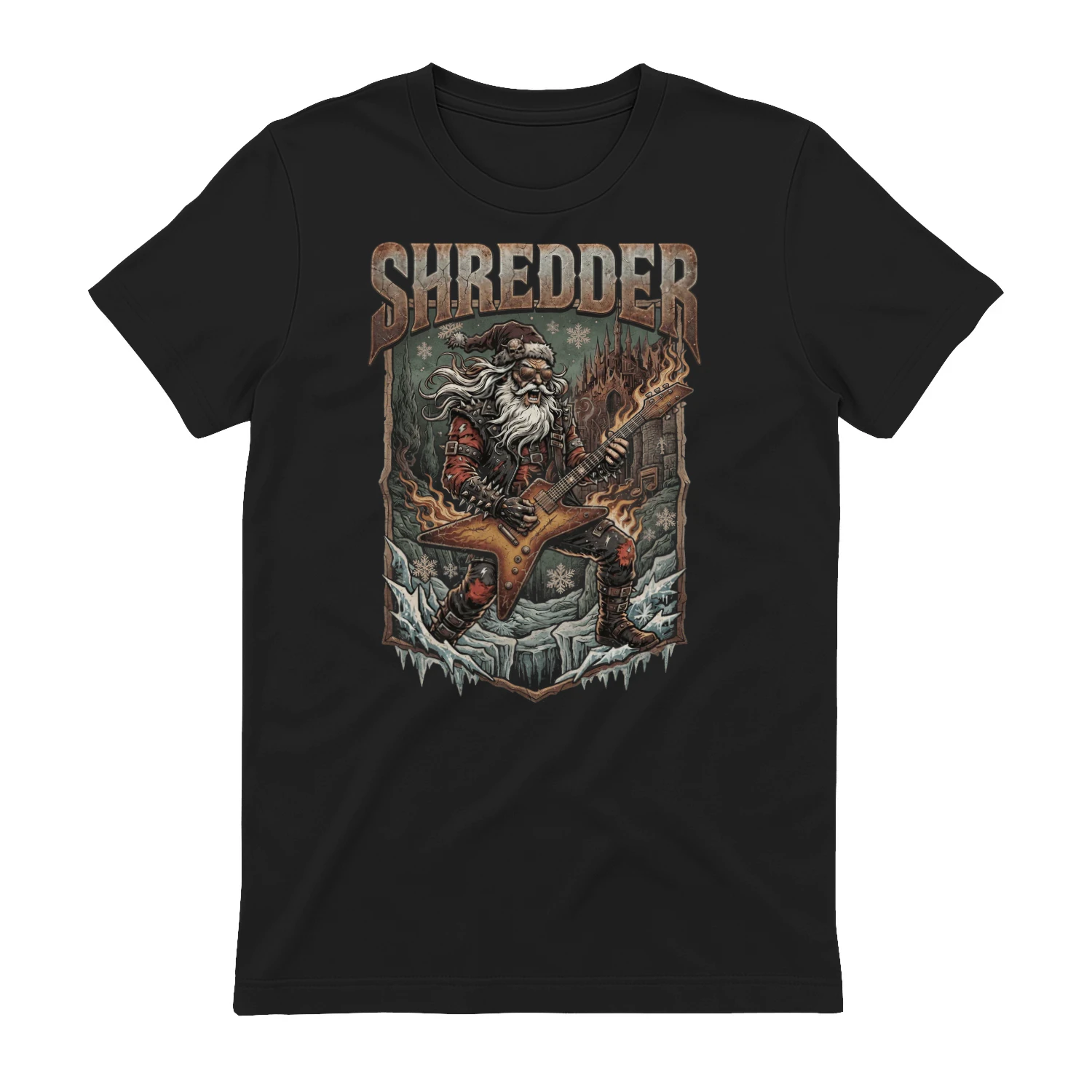 Christmas Guitar Shredder Santa
