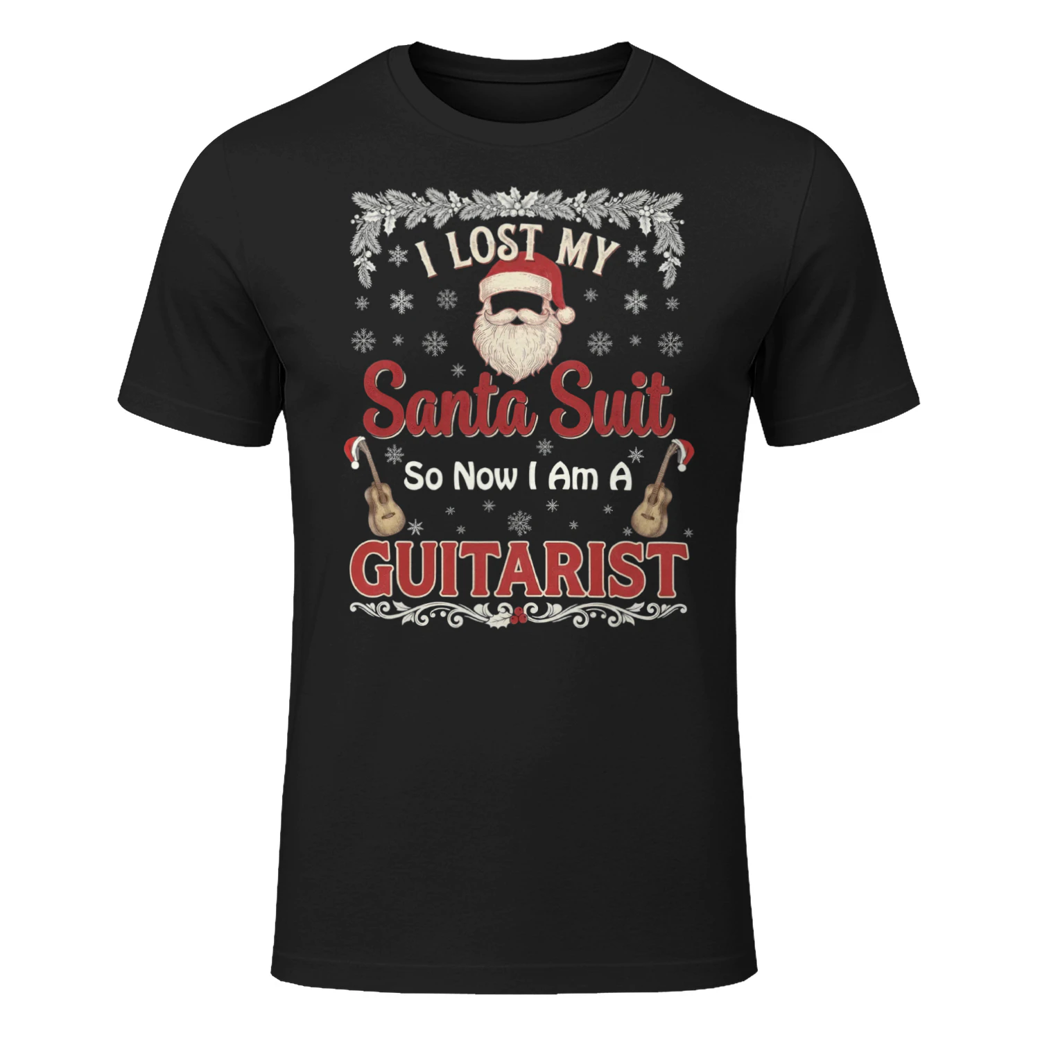 Christmas Guitar Lost Santa Suit