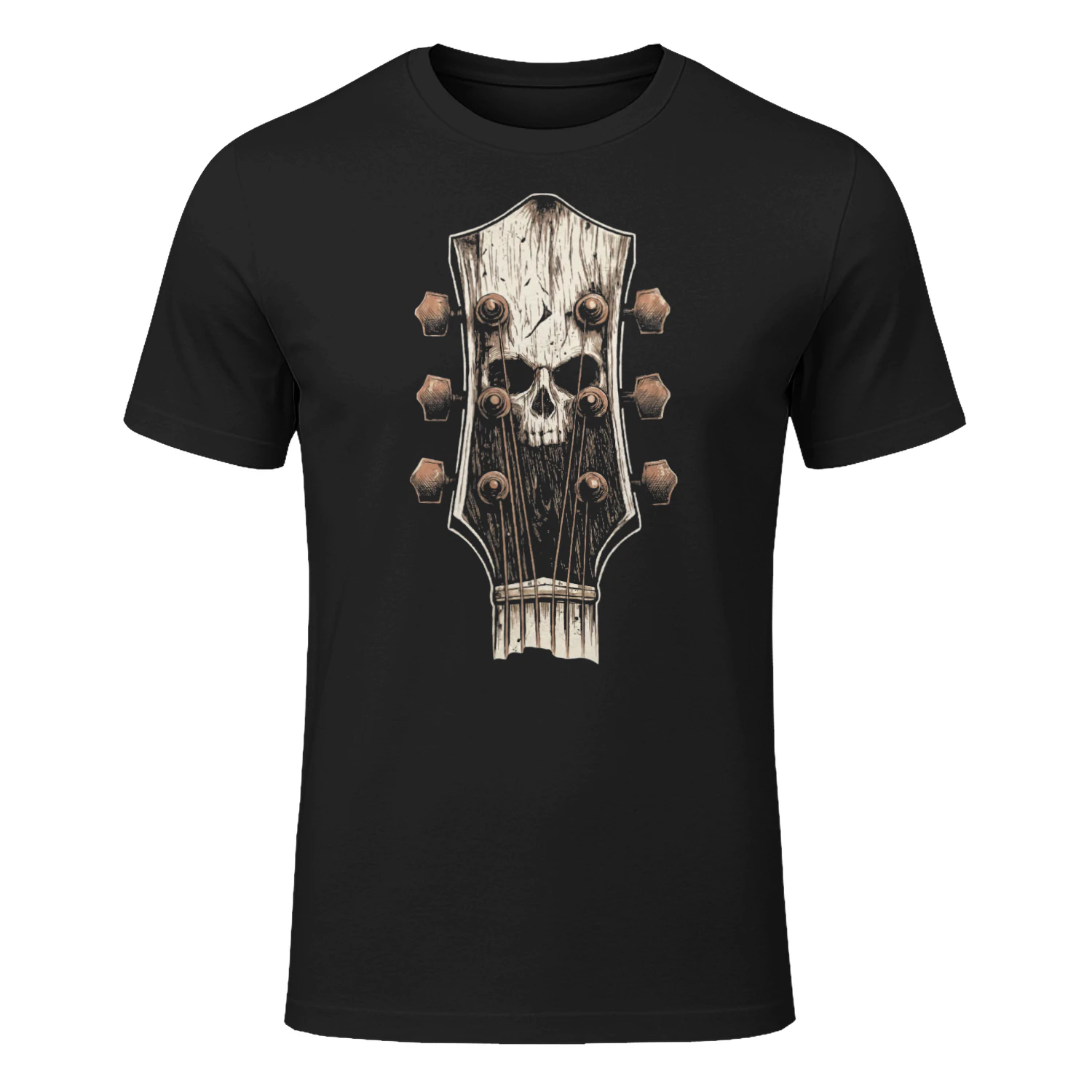 Halloween Guitar Heavy Metal Guitarist Skull Graphic
