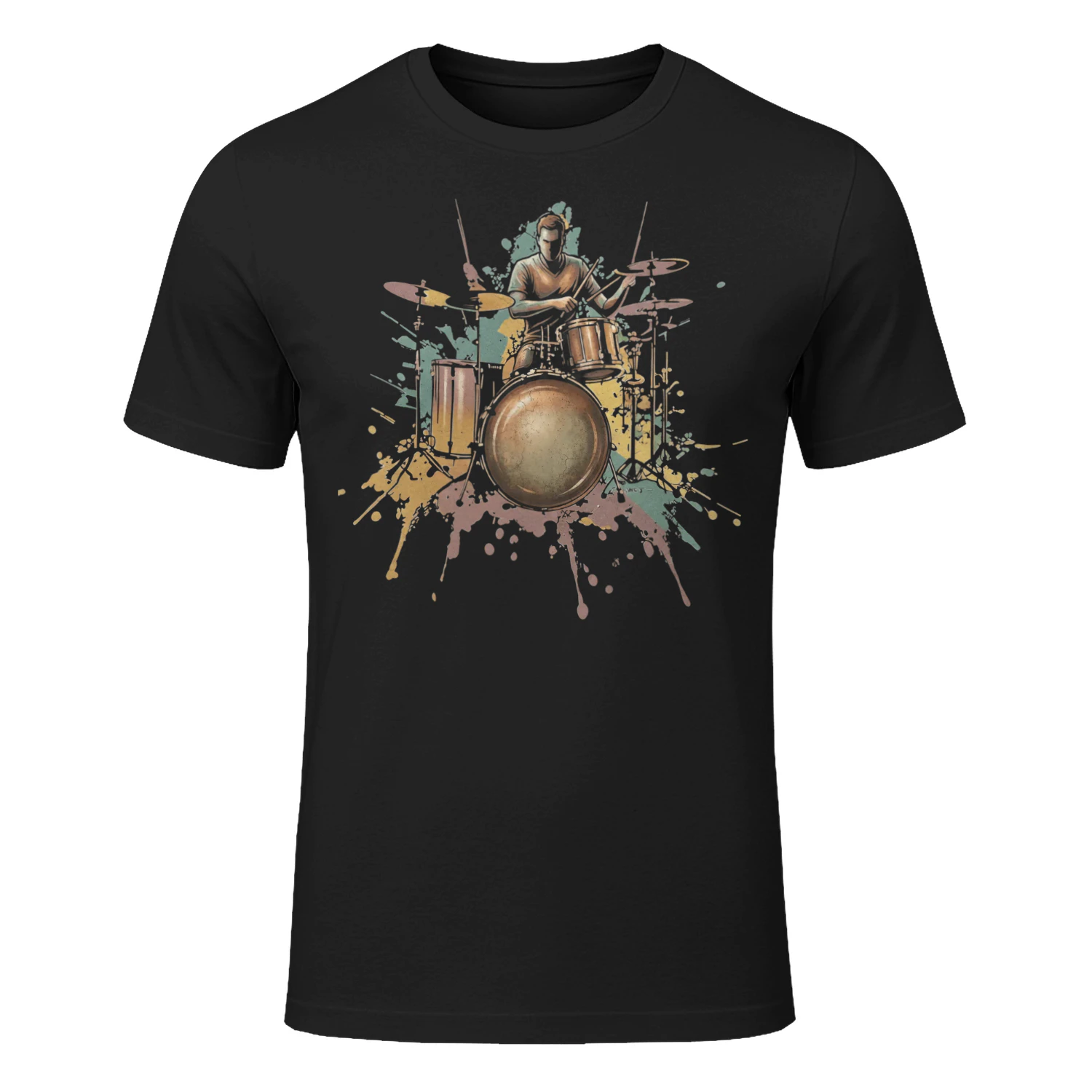 Drummer Splatter Art