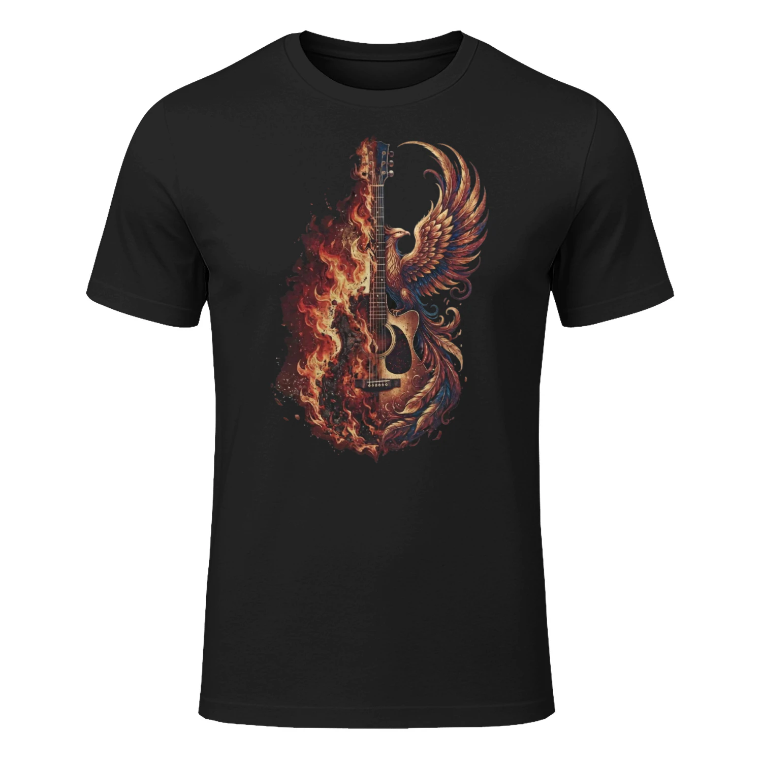 Guitar Fire and Phoenix Guitar Art