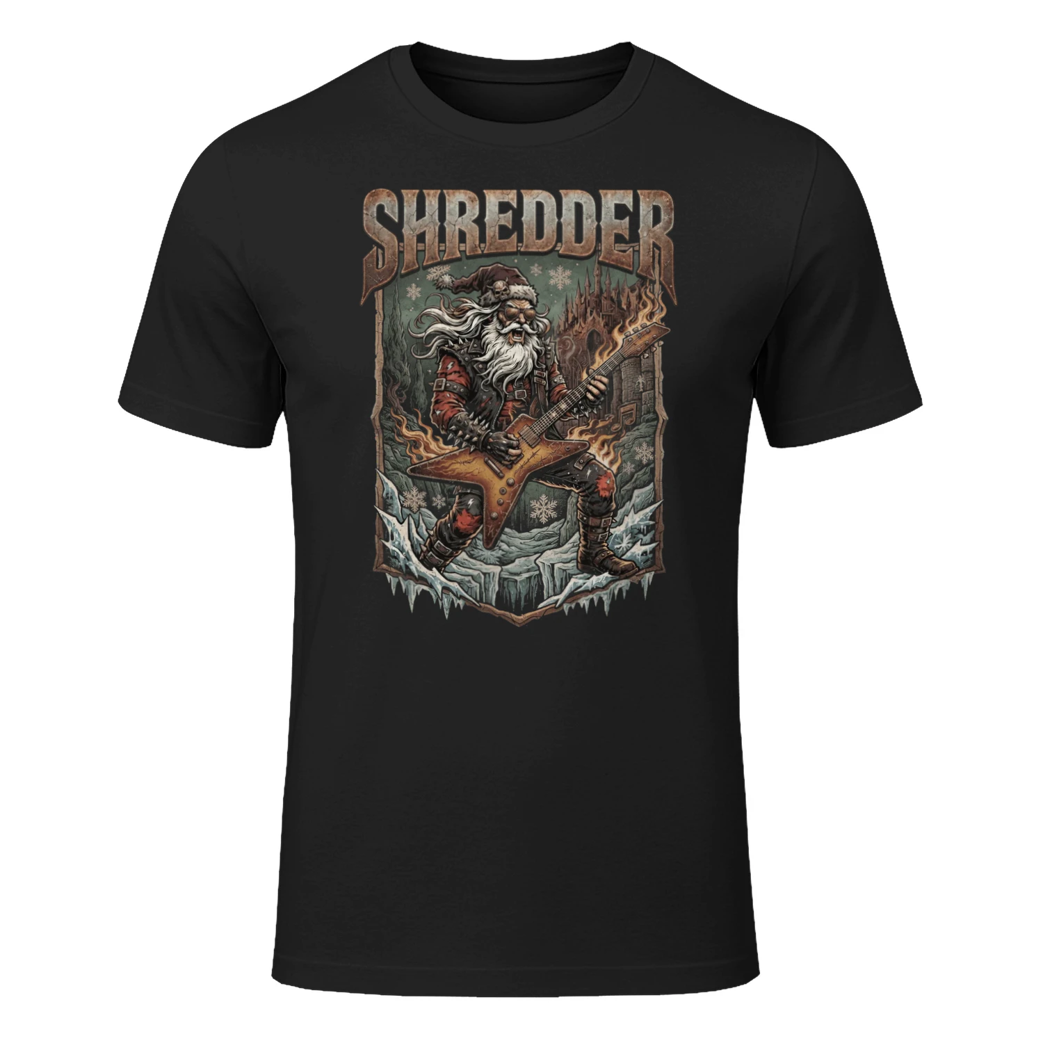 Christmas Guitar Shredder Santa