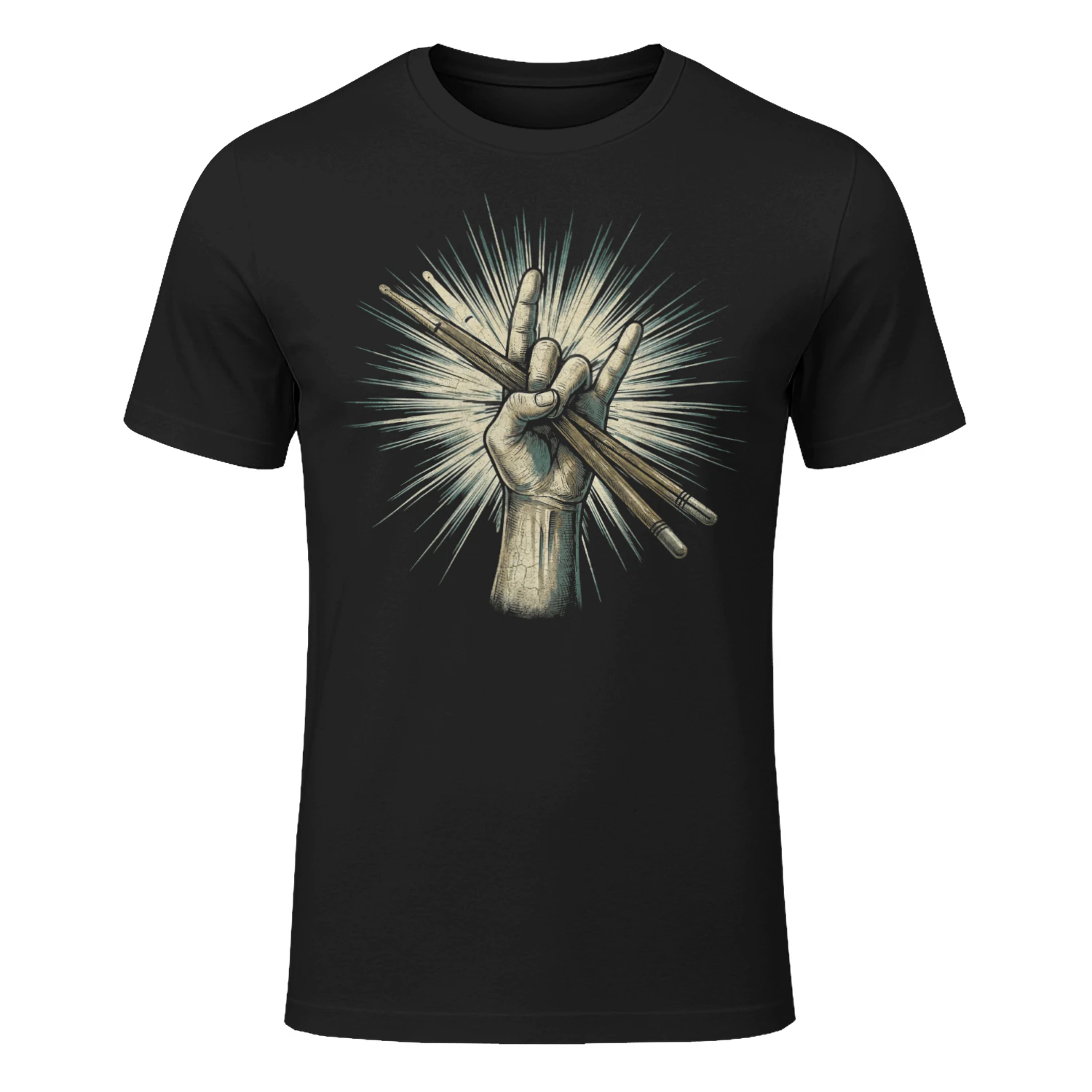Drum Metal Hand Starburst