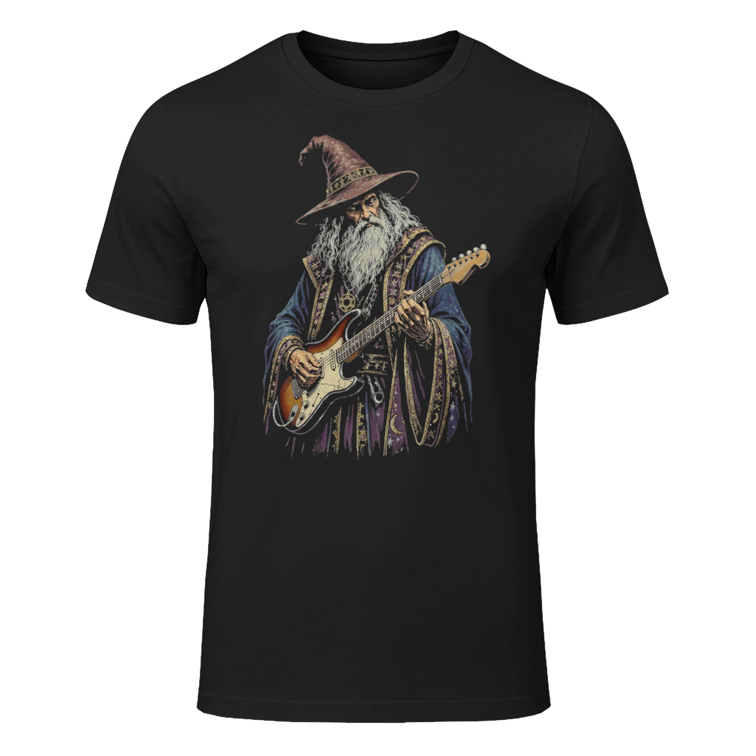 Halloween Guitar Magic Wizard Art