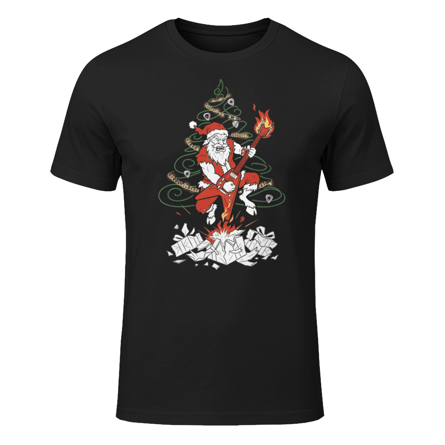 Christmas Guitar Rock Santa