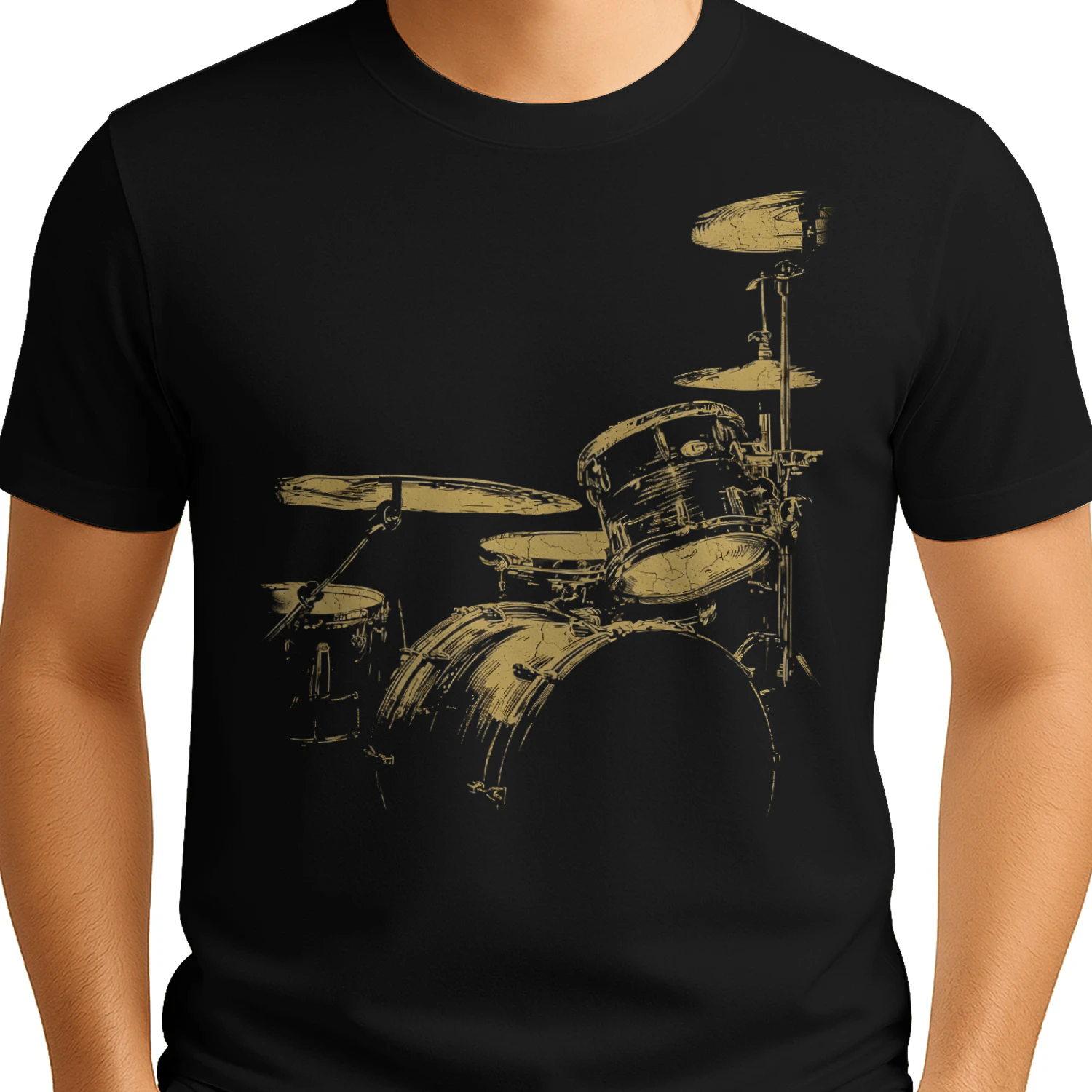 Drum Golden Dark Angle Kit