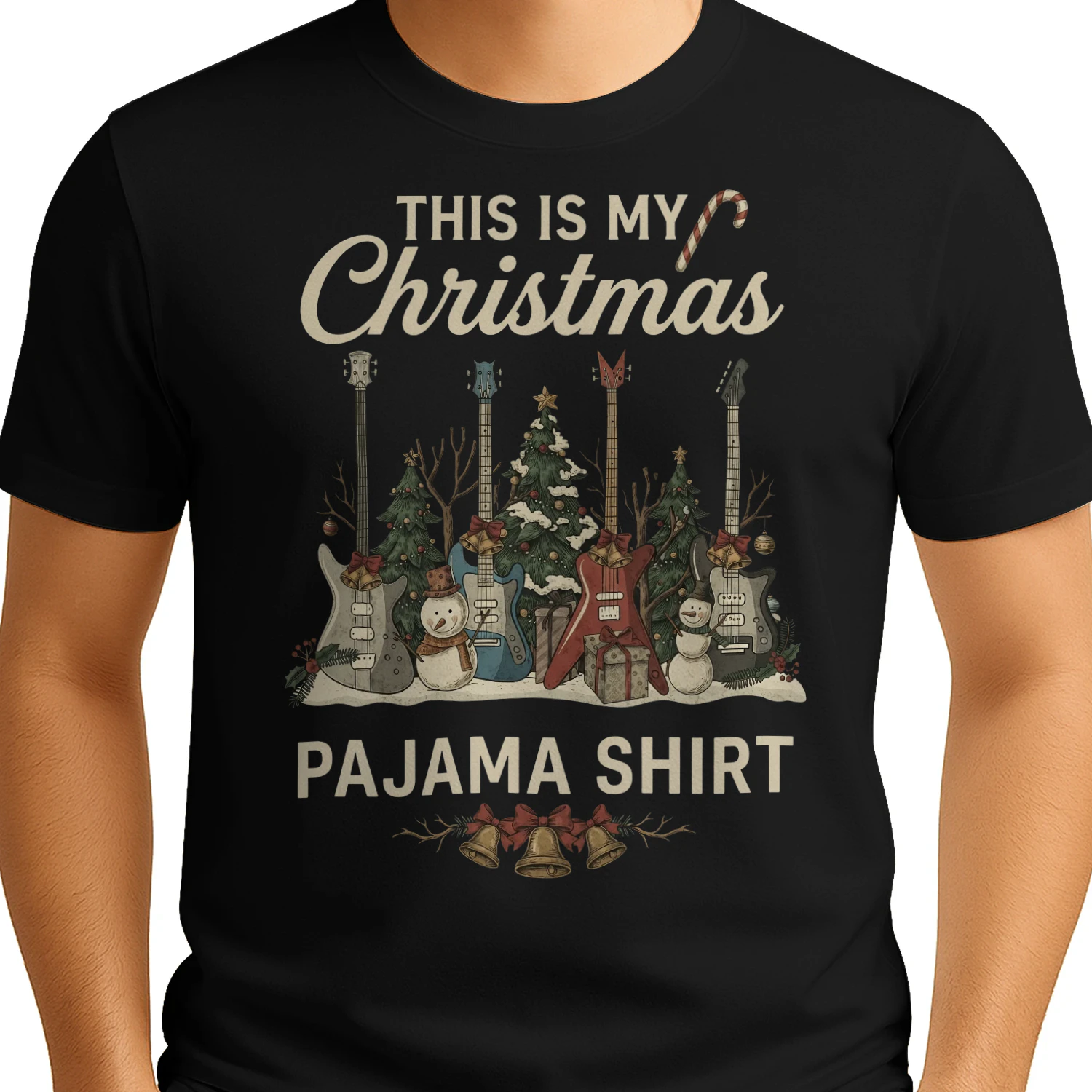 Christmas Bass Pajama Shirt