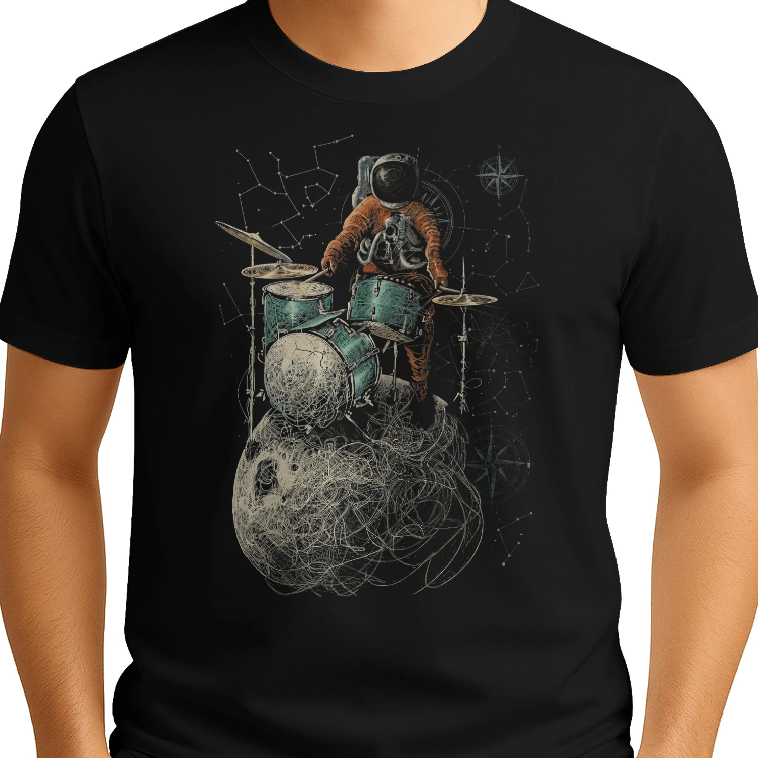 Drum Astronaut Space Galaxy