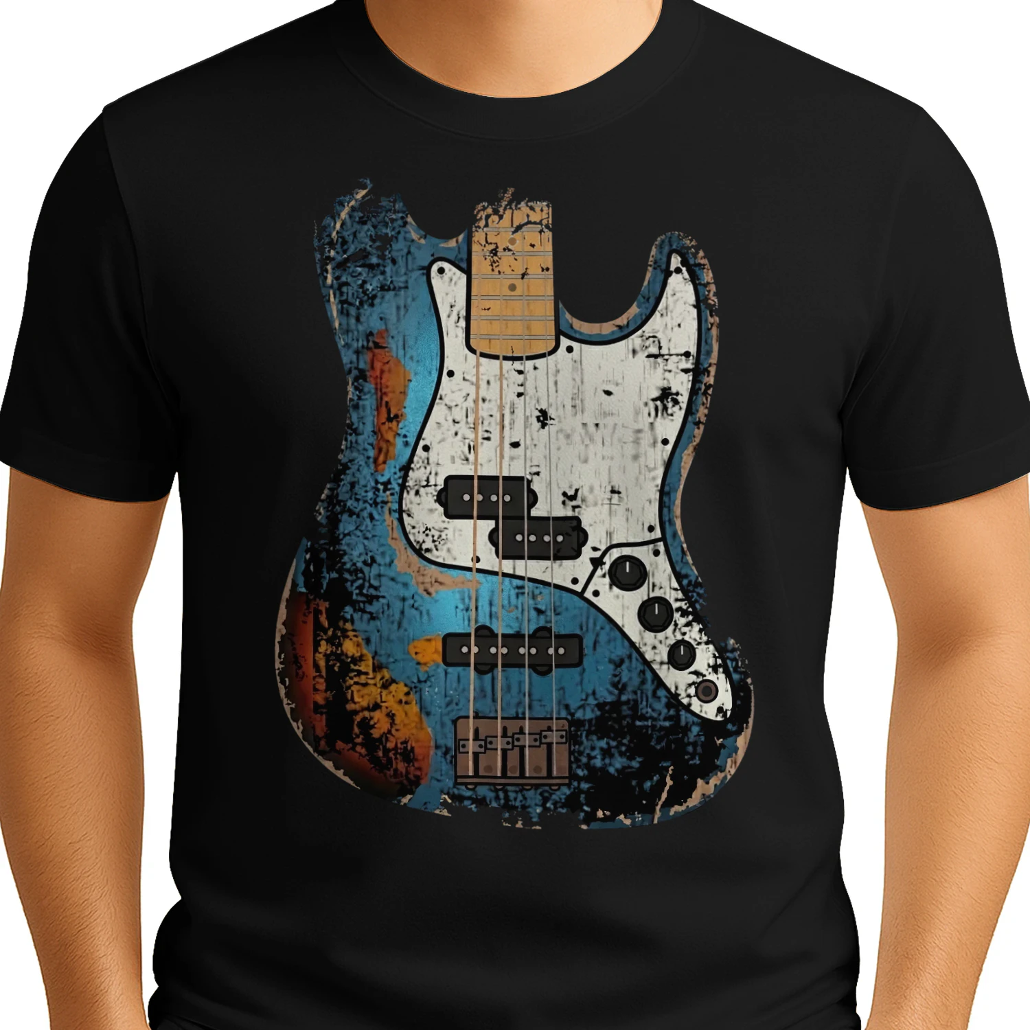 Bass Vintage Blue Distressed
