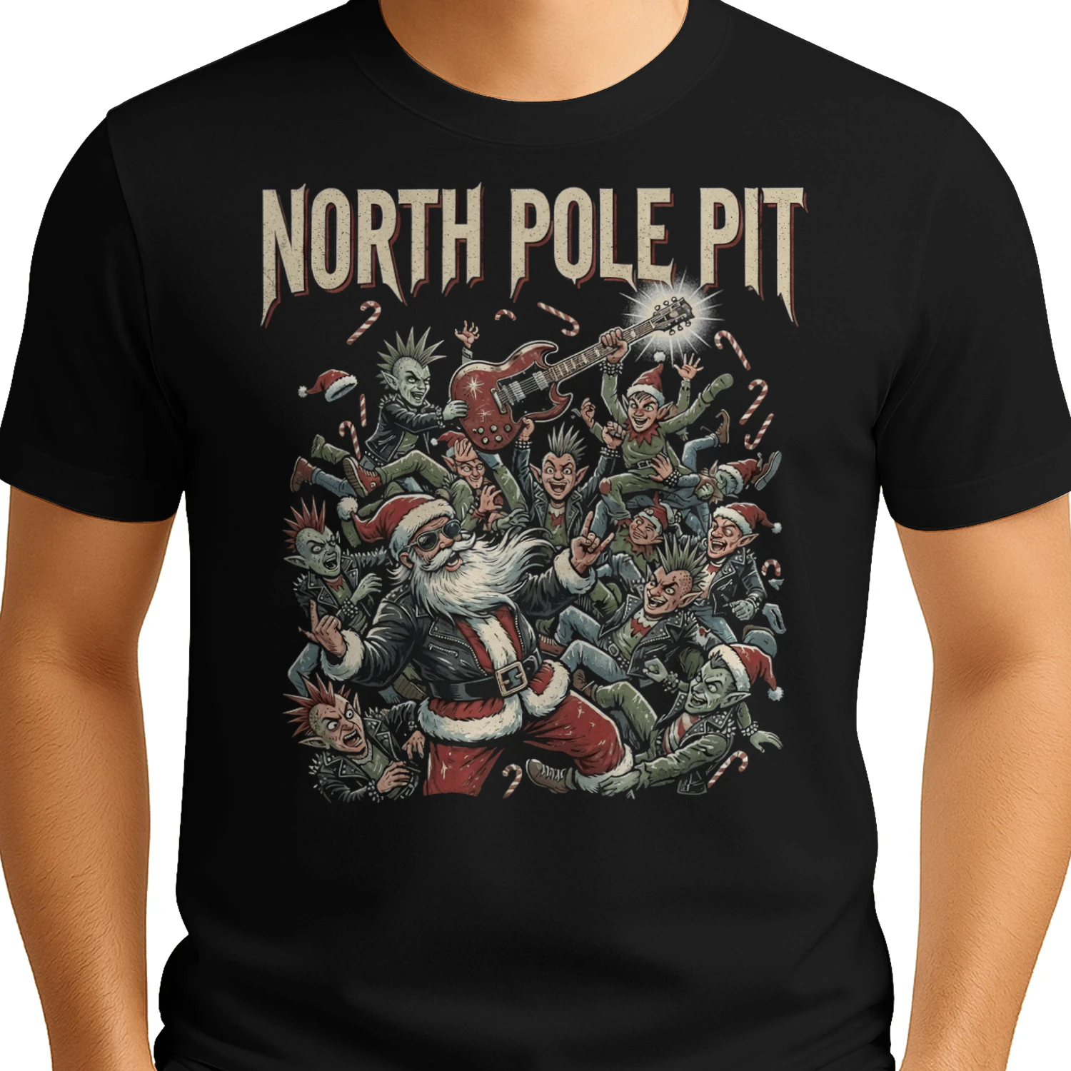 Christmas Guitar North Pole Punk