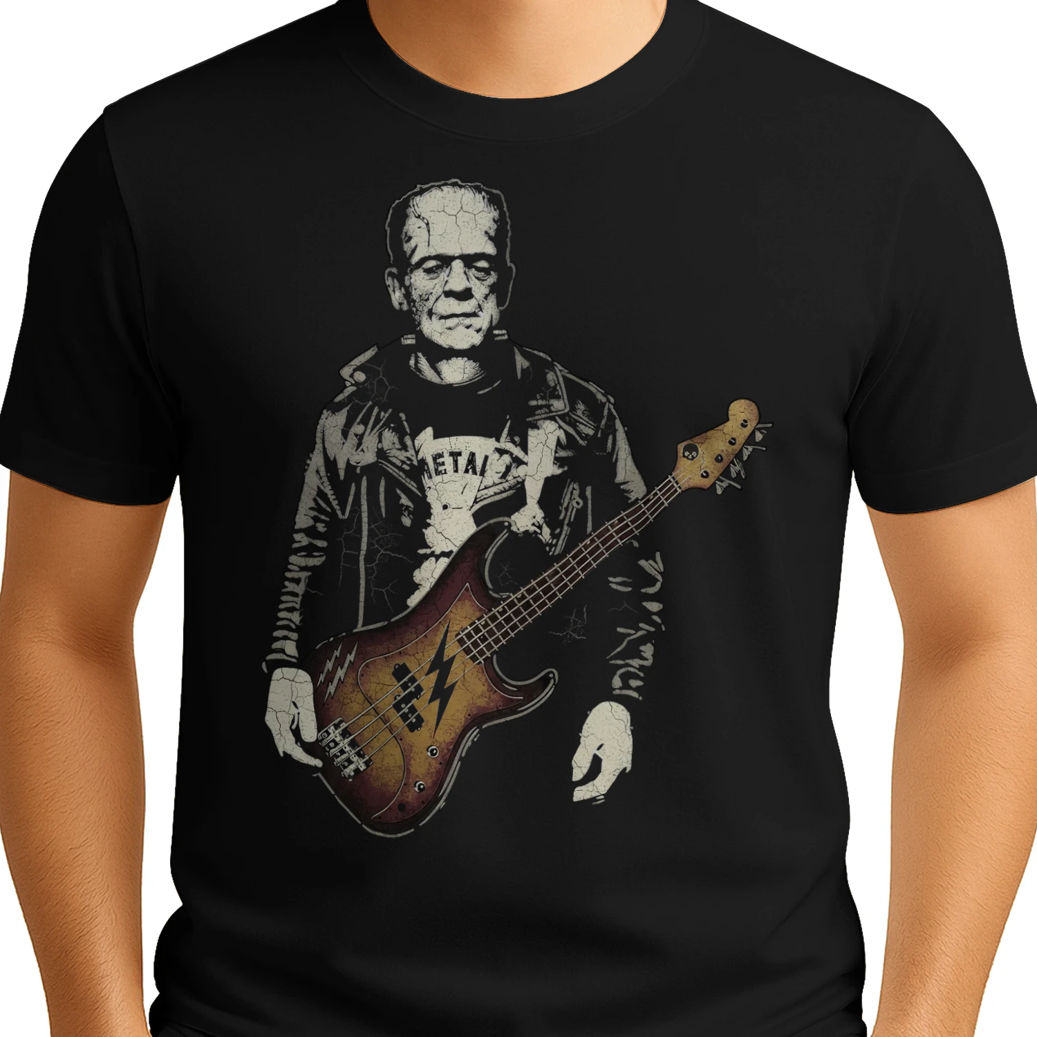 Bass Metal Monster Musician