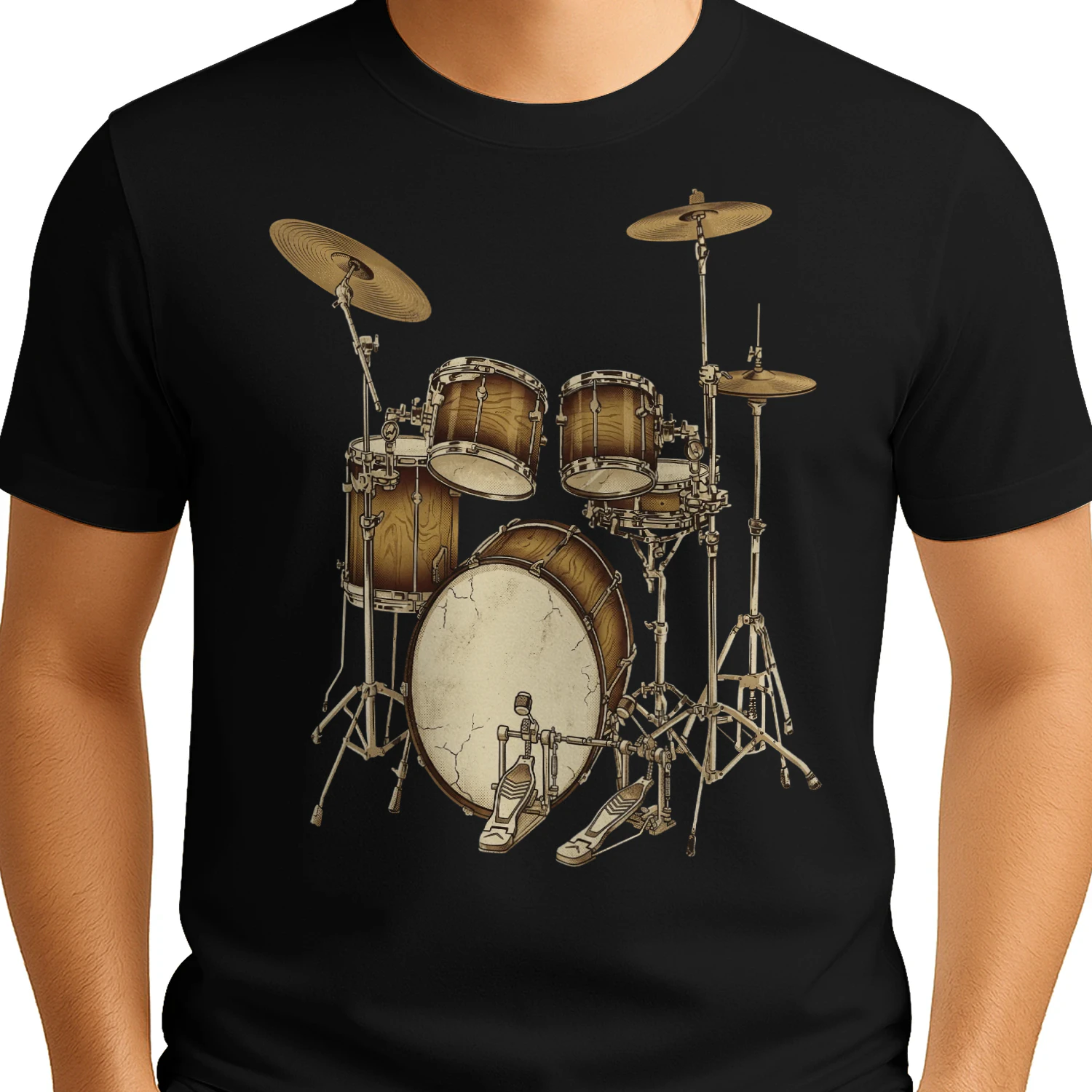 Drum Wooden Vintage Set