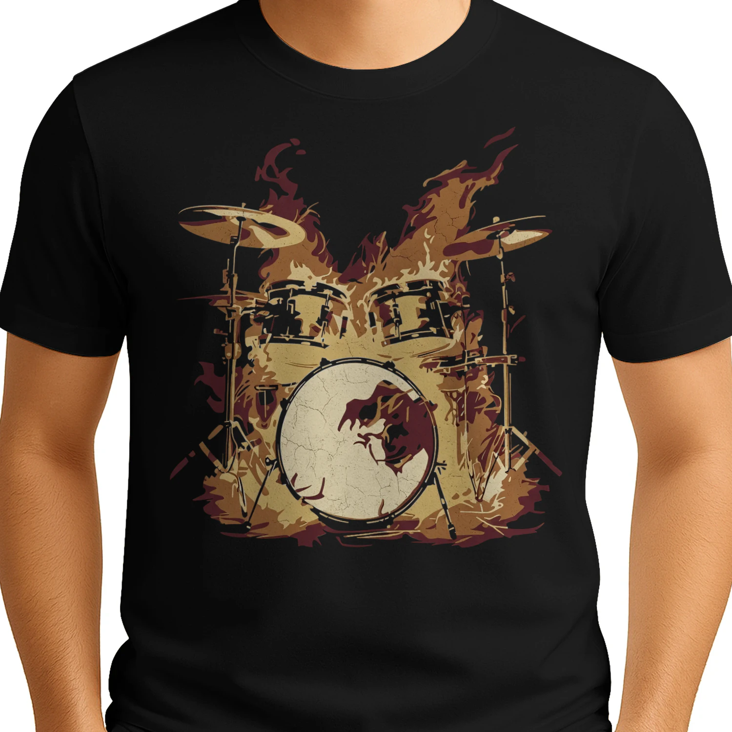 Drum Set Fire Phoenix