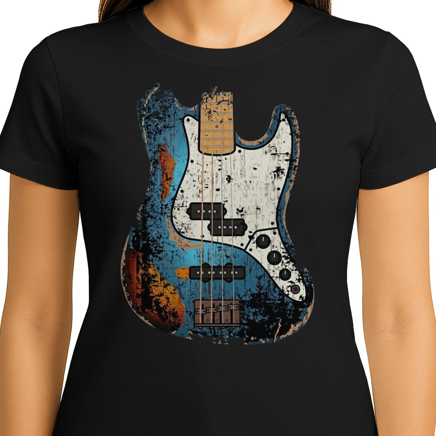 Bass Vintage Blue Distressed
