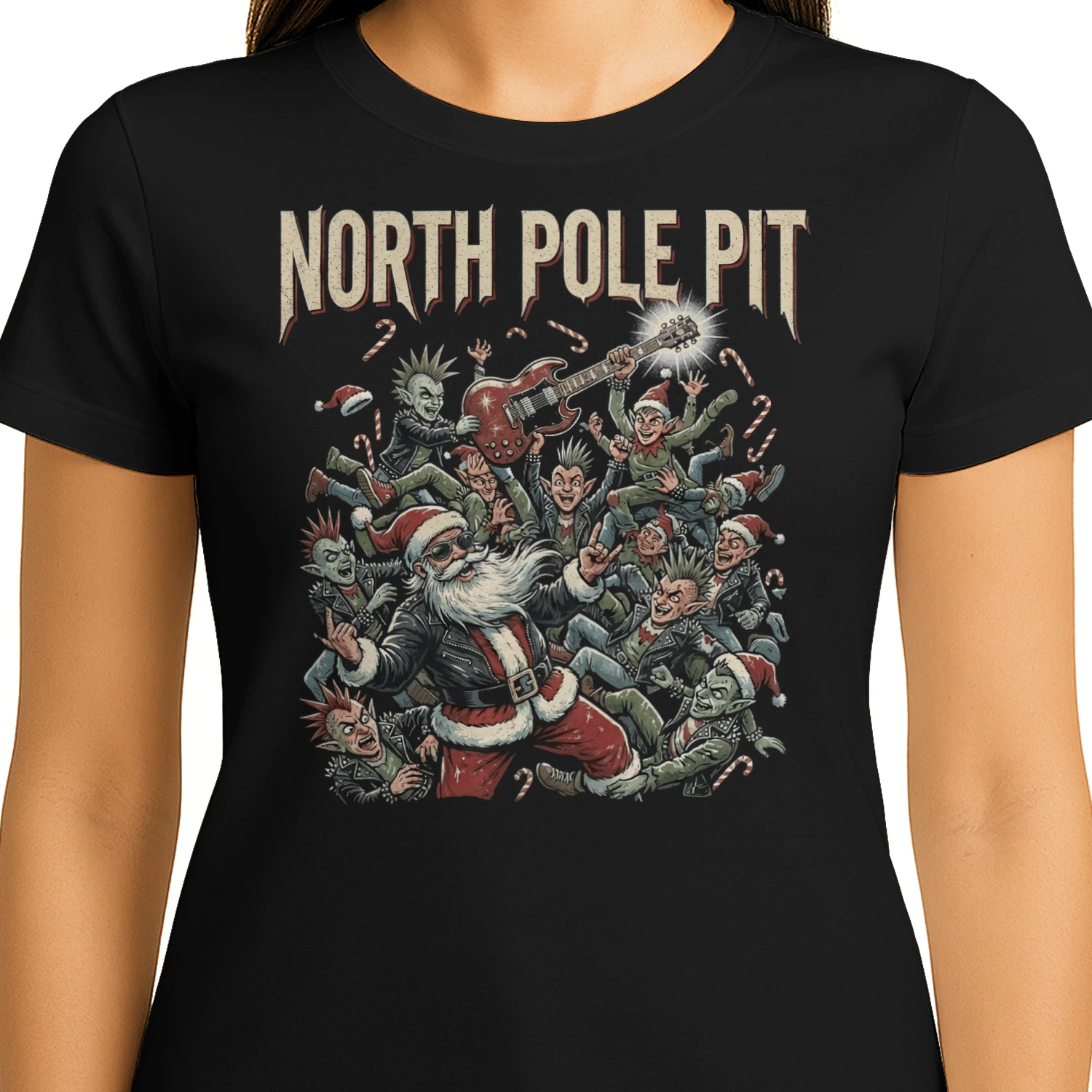 Christmas Guitar North Pole Punk