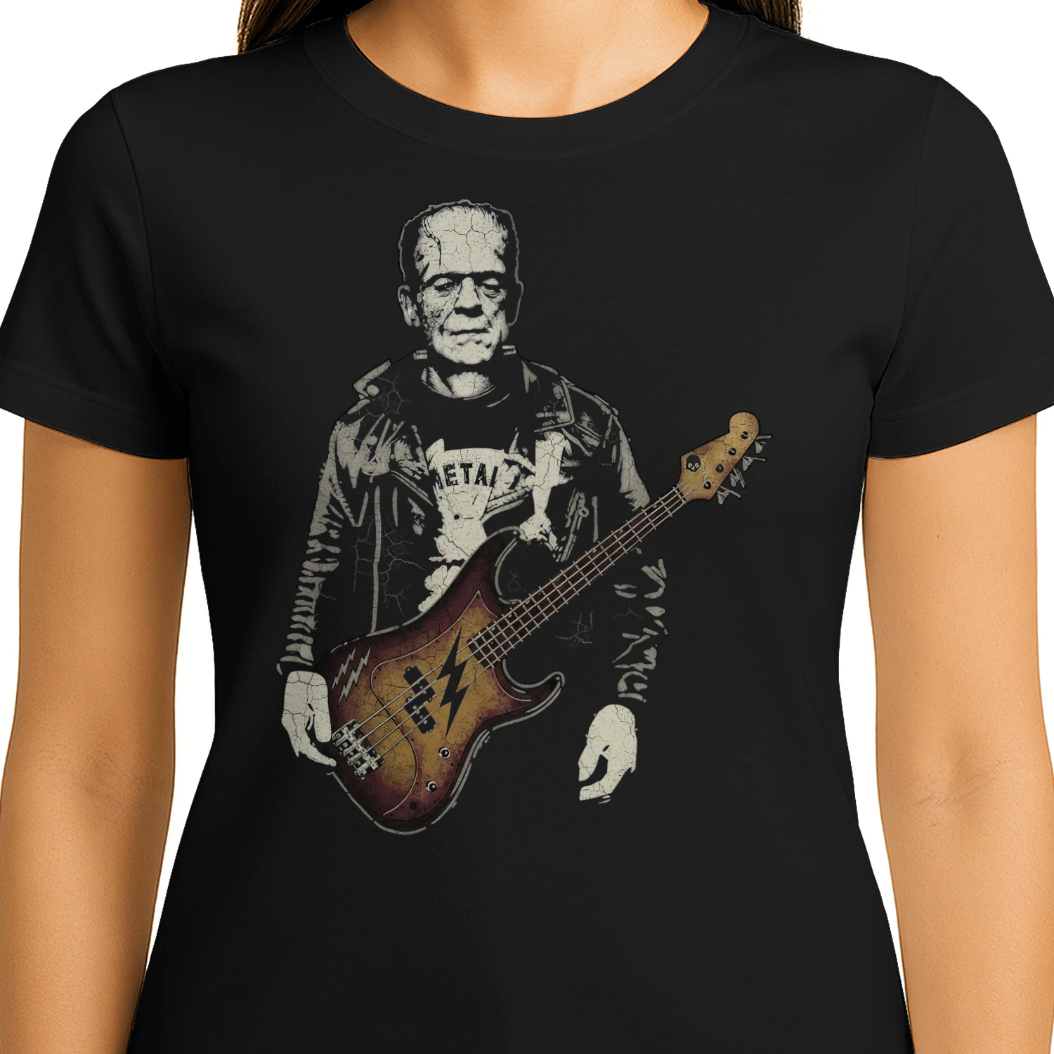 Bass Metal Monster Musician