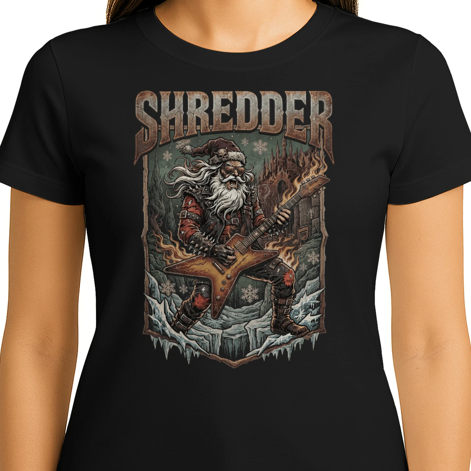 Christmas Guitar Shredder Santa