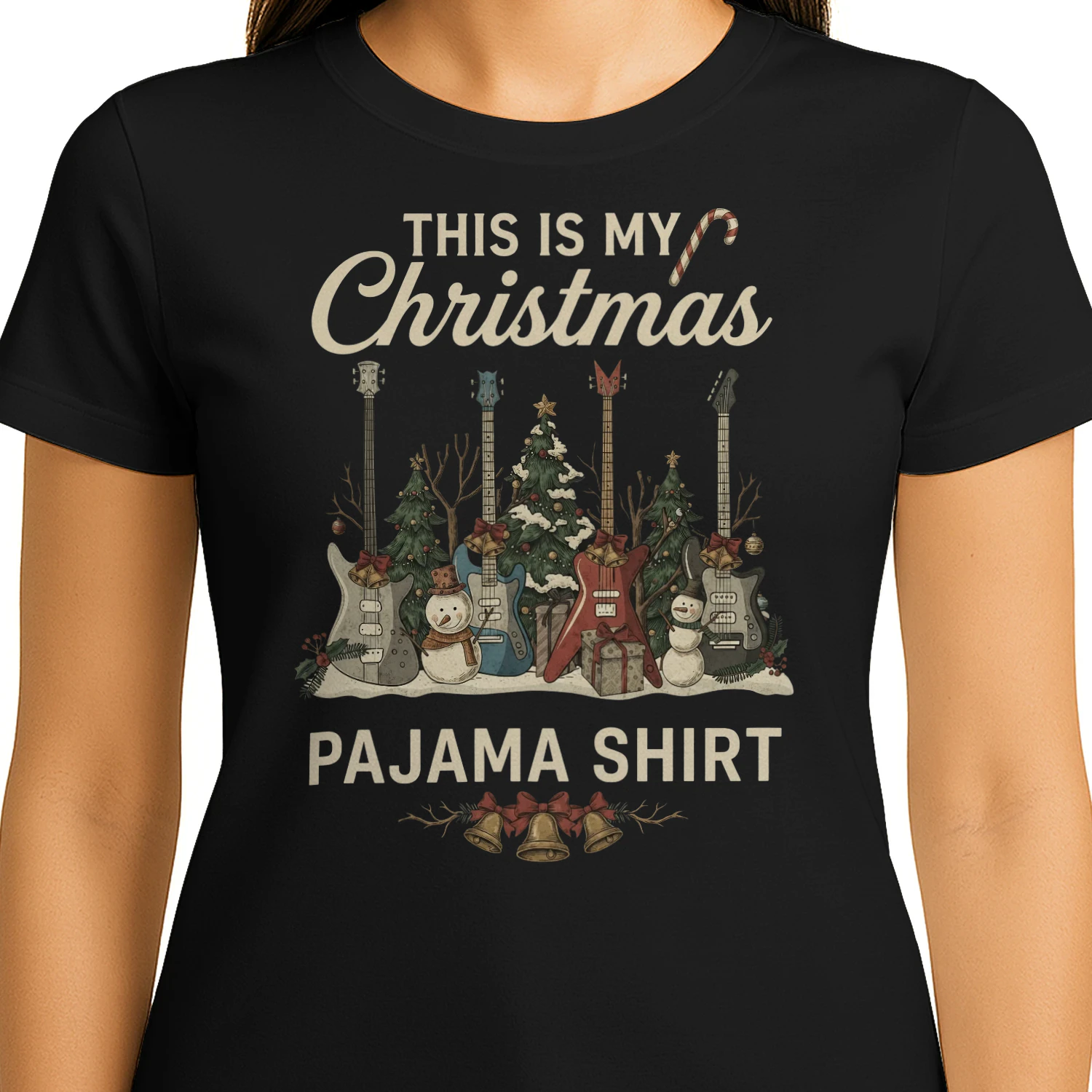 Christmas Bass Pajama Shirt