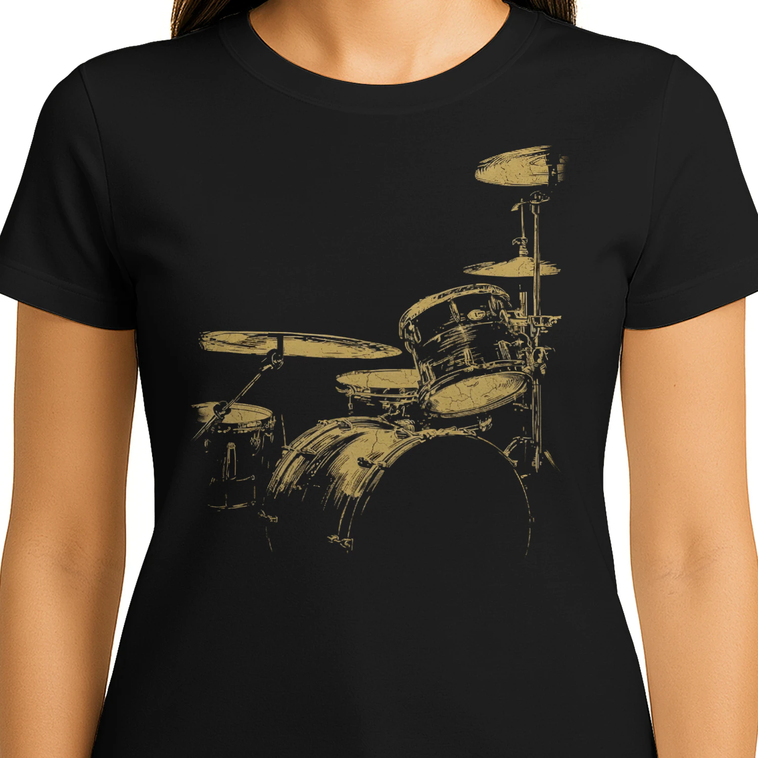 Drum Golden Dark Angle Kit