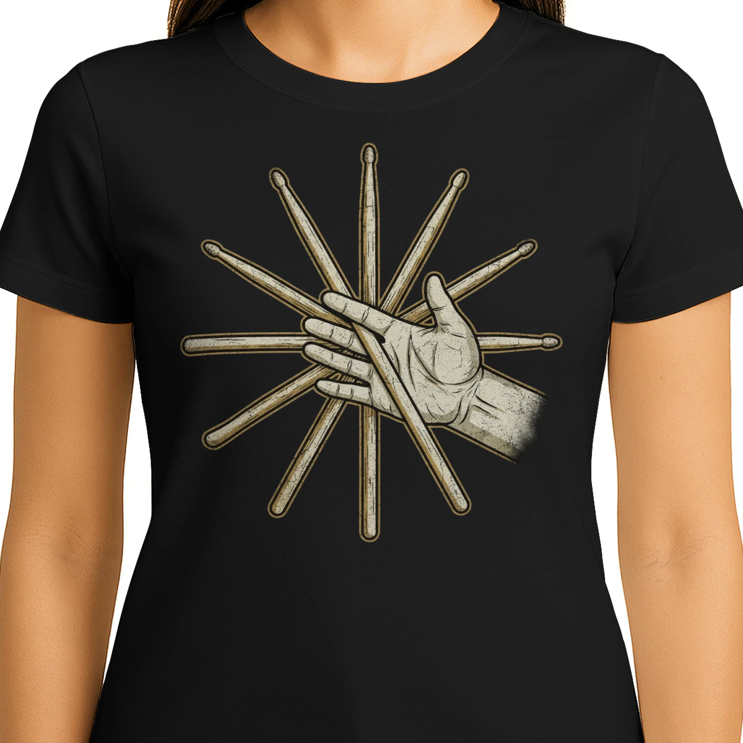 Drum Sticks Starburst Hand