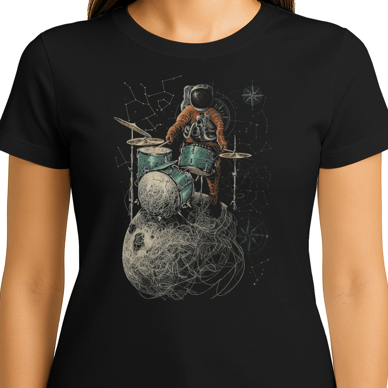 Drum Astronaut Space Galaxy