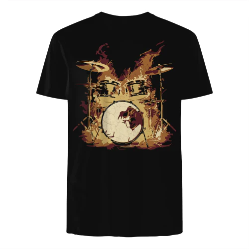 Drum Set Fire Phoenix