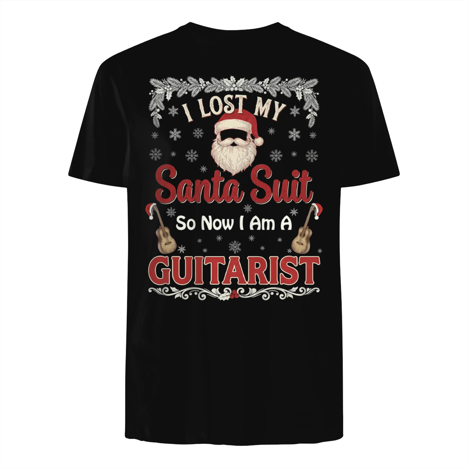 Christmas Guitar Lost Santa Suit