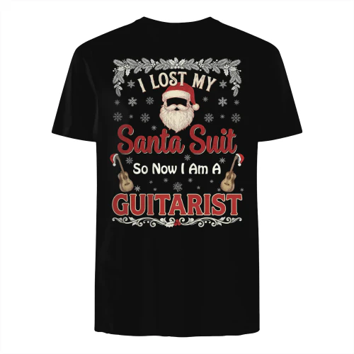 Christmas Guitar Lost Santa Suit