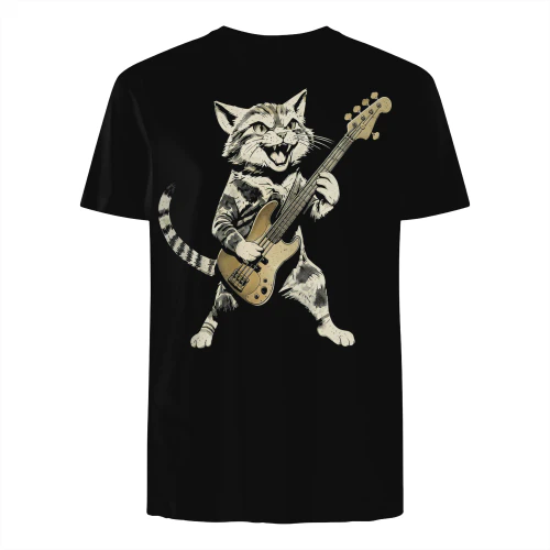 Bass Rockin_ Cat Print