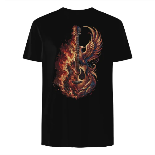 Guitar Fire and Phoenix Guitar Art