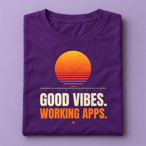 Good Vibes - Working Apps - Sunset