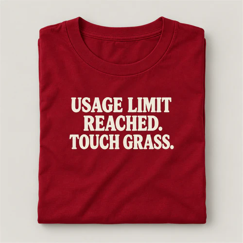 Usage Limit Reached - Touch Grass