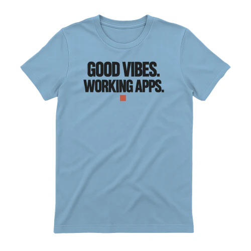 Good Vibes - Working Apps - Minimal Typography