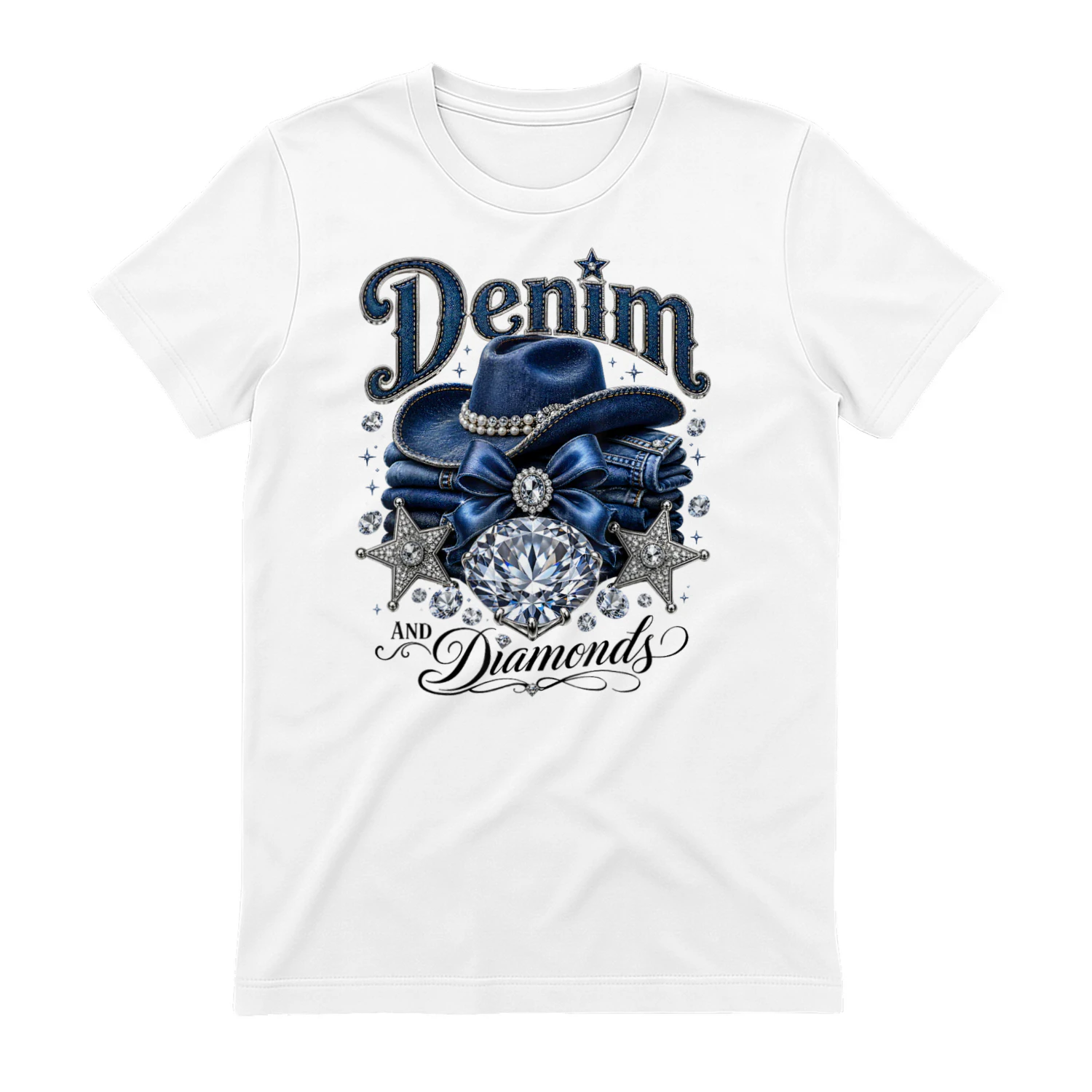 Denim and Diamonds Western Cowgirl 