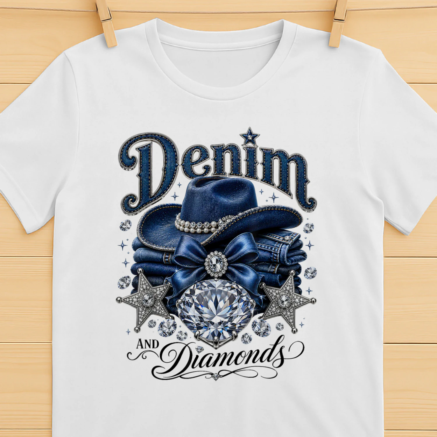 Denim and Diamonds Western Cowgirl 