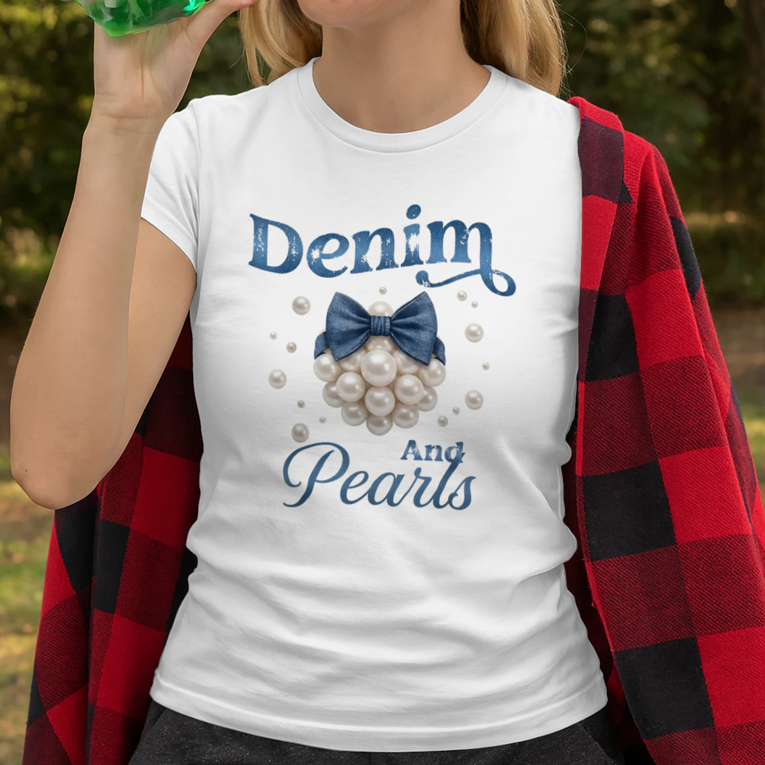 Denim and Pearls Western Cowgirl 